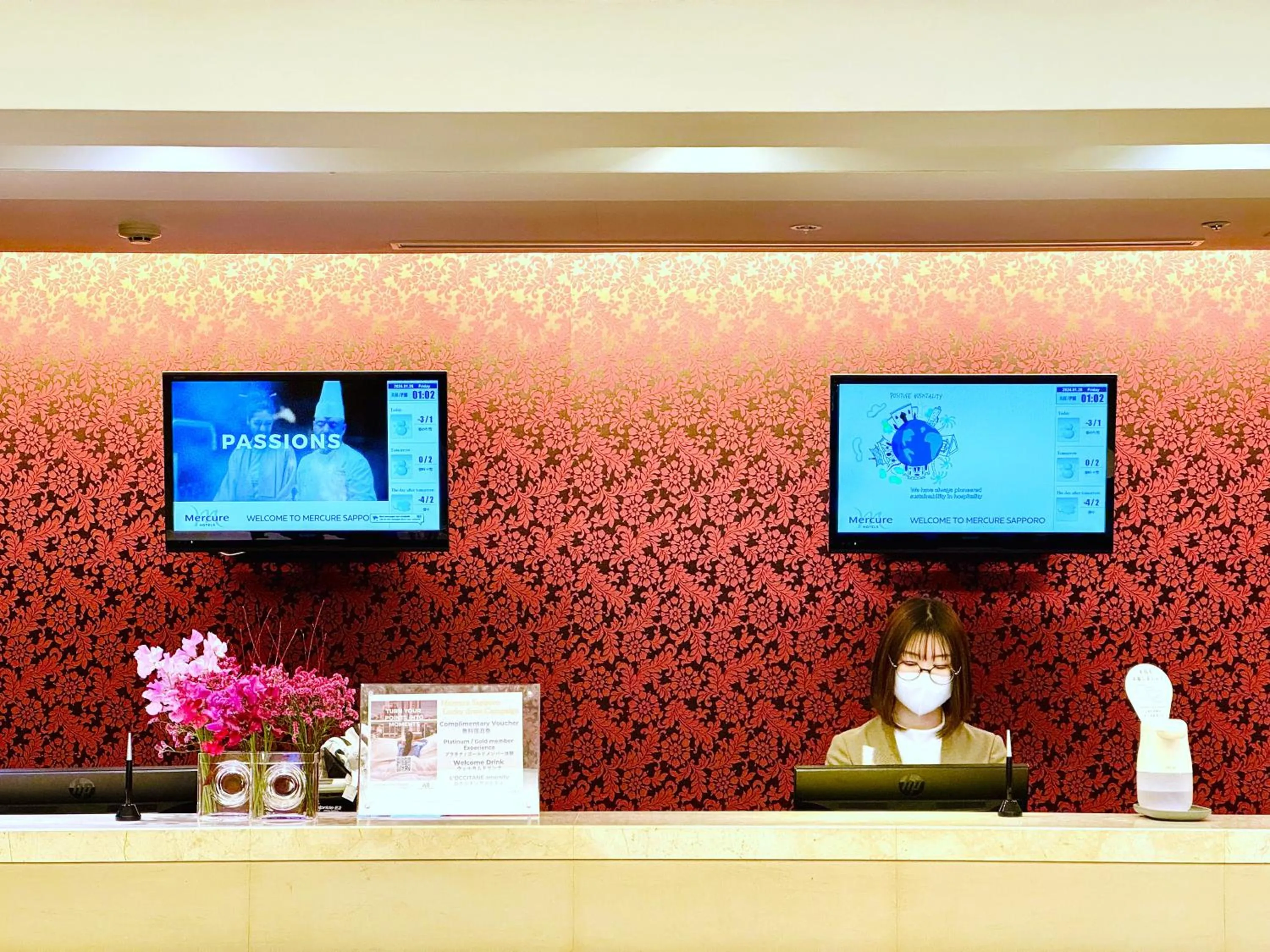 Staff in Mercure Sapporo