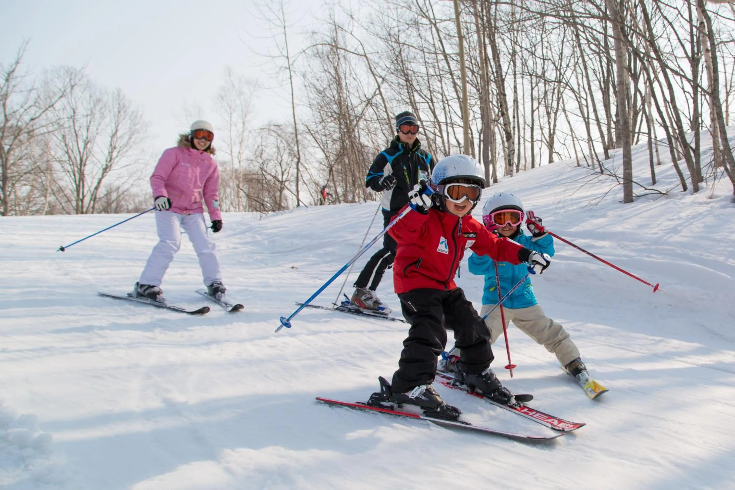 Skiing in Rusutsu Resort Hotel & Convention