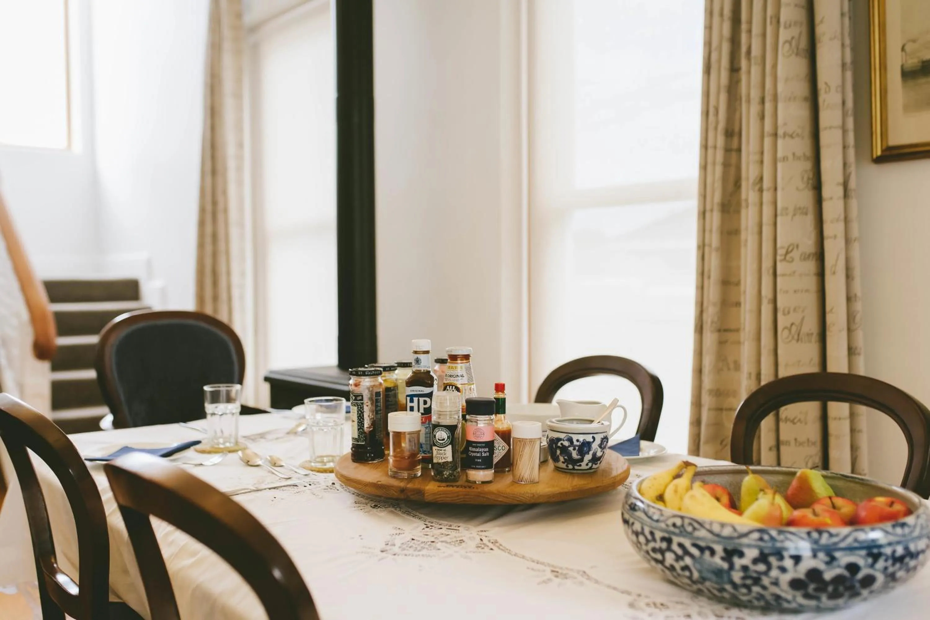 Seating area in The Victorian Goose