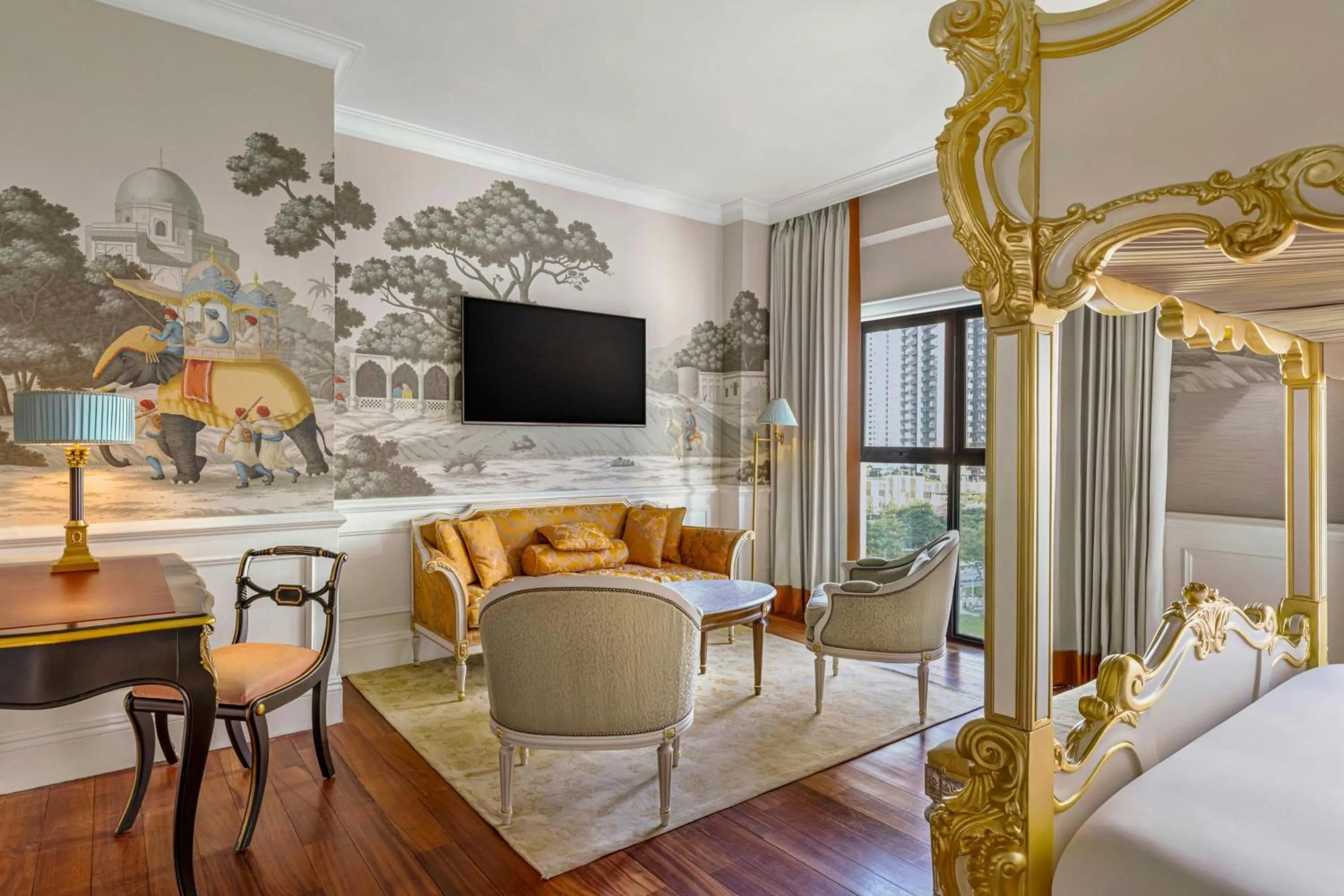 Living room, Bed in The Serangoon House Little India, Singapore, a Tribute Portfolio Hotel