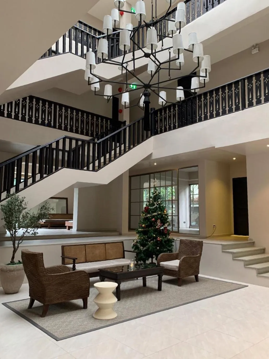 Seating area in The 3sis Hotel