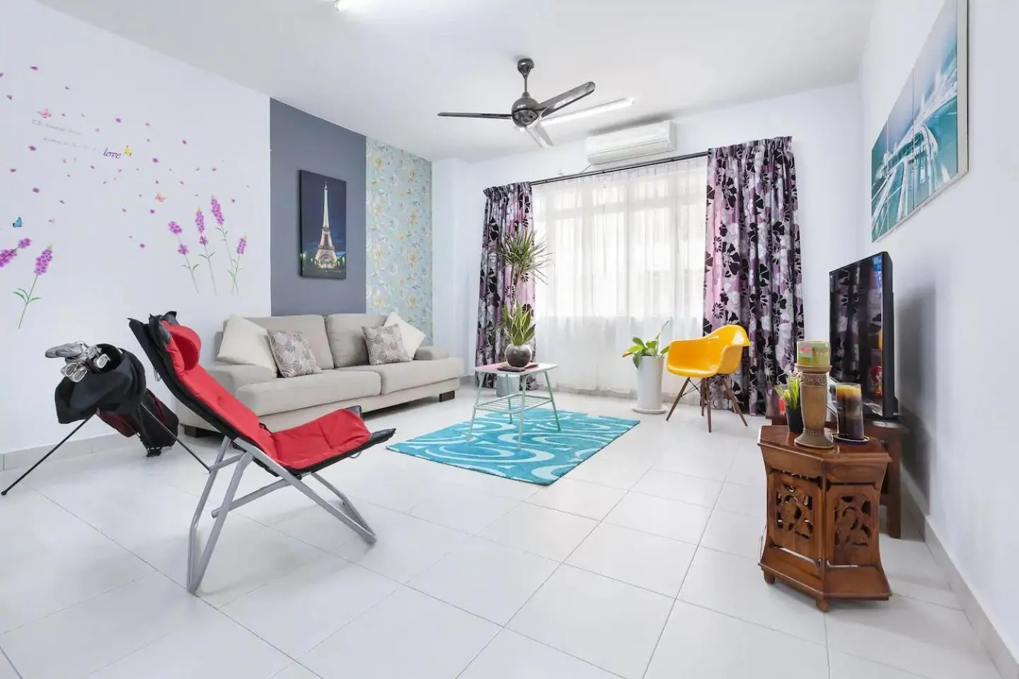 Living room in Homestay@AEON Desa Tebrau