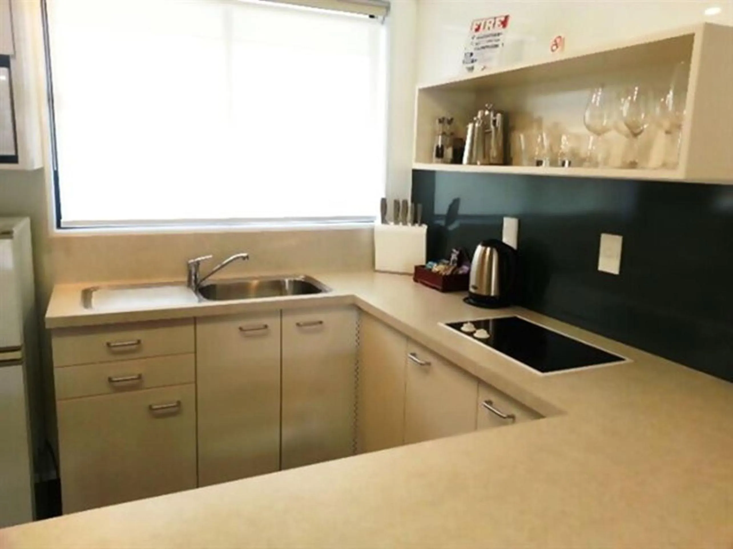 Kitchen or kitchenette in Marineland Beachfront Accommodation