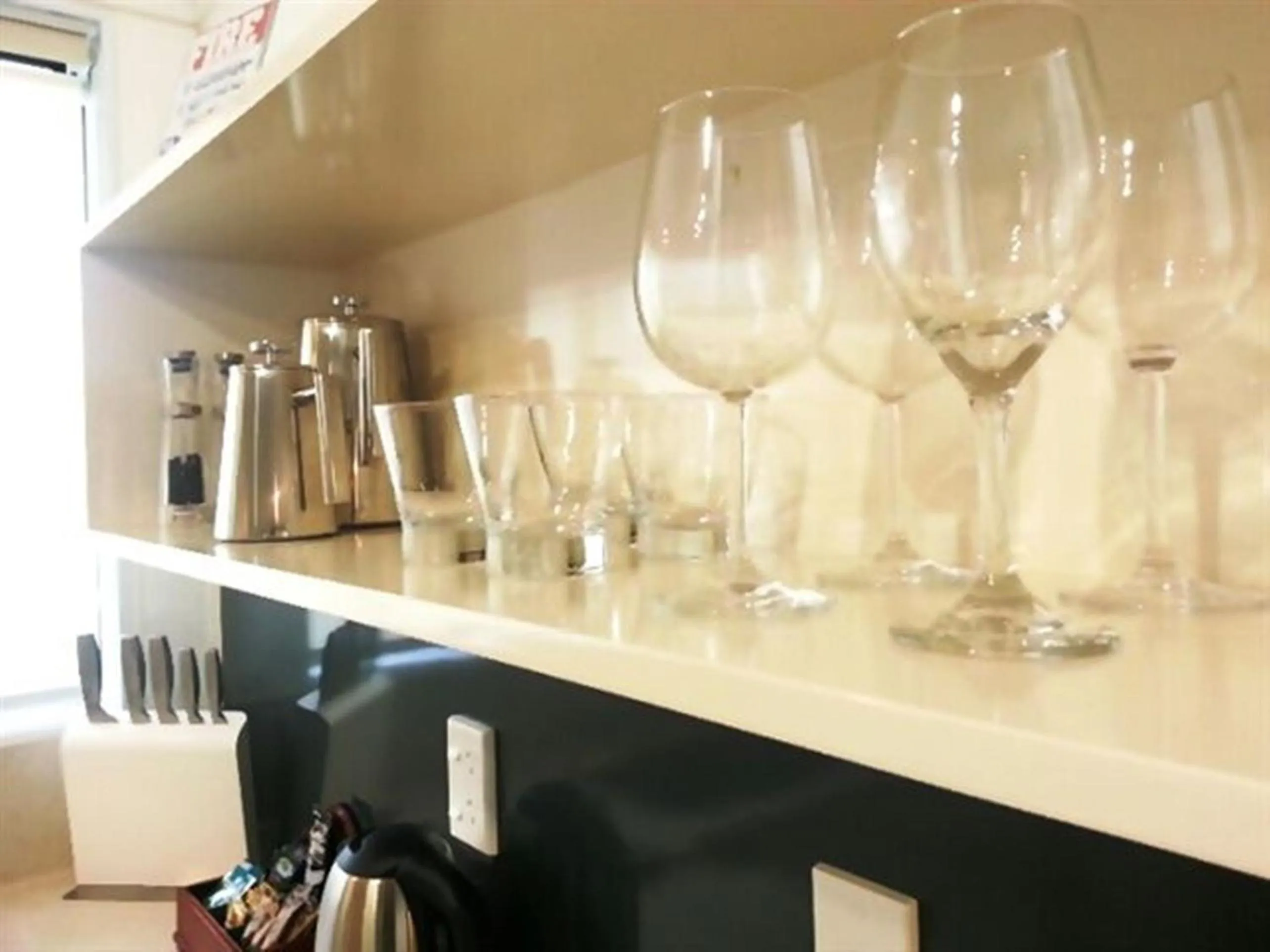 Kitchen or kitchenette in Marineland Beachfront Accommodation