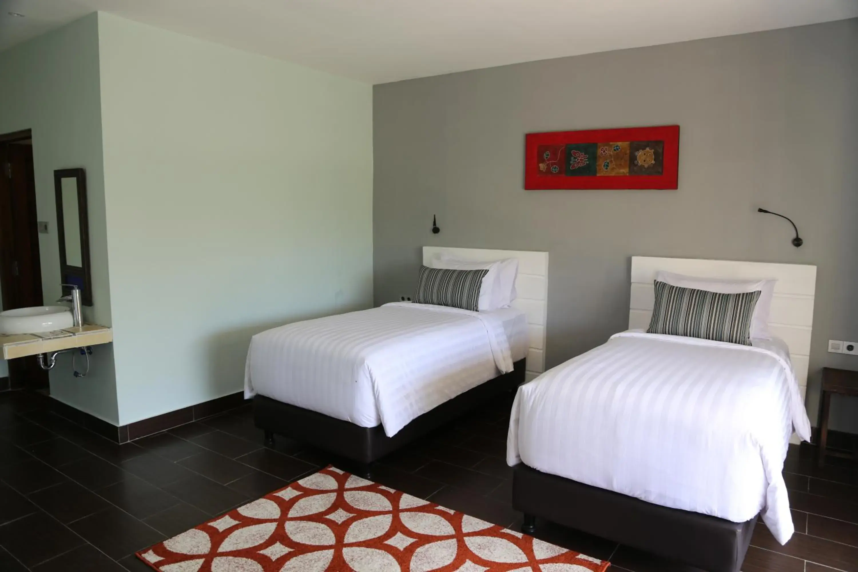 Deluxe Twin Room in Borobudurhills Deluxe Twin Room in Borobudurhills