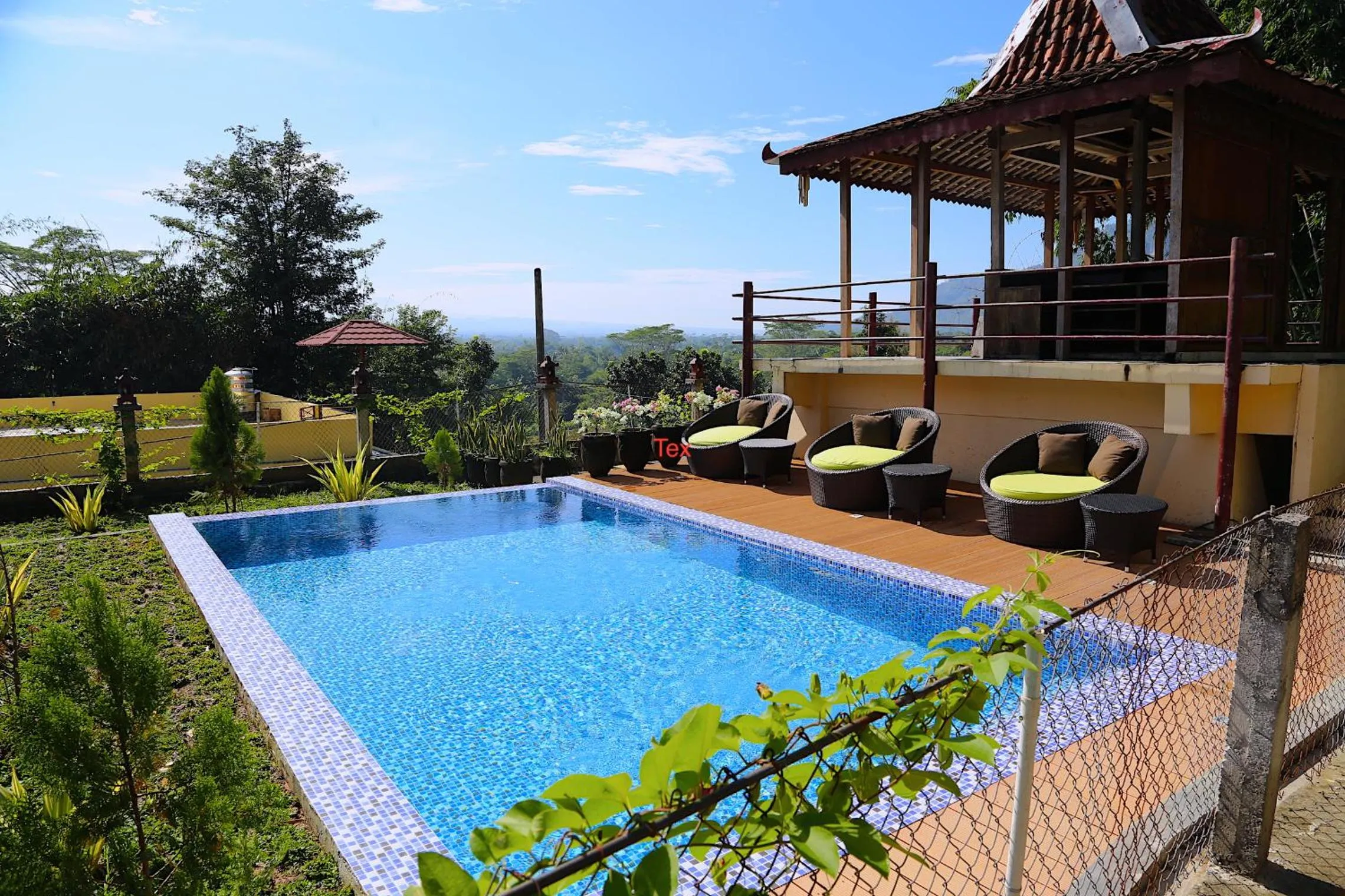 Swimming pool in Borobudurhills