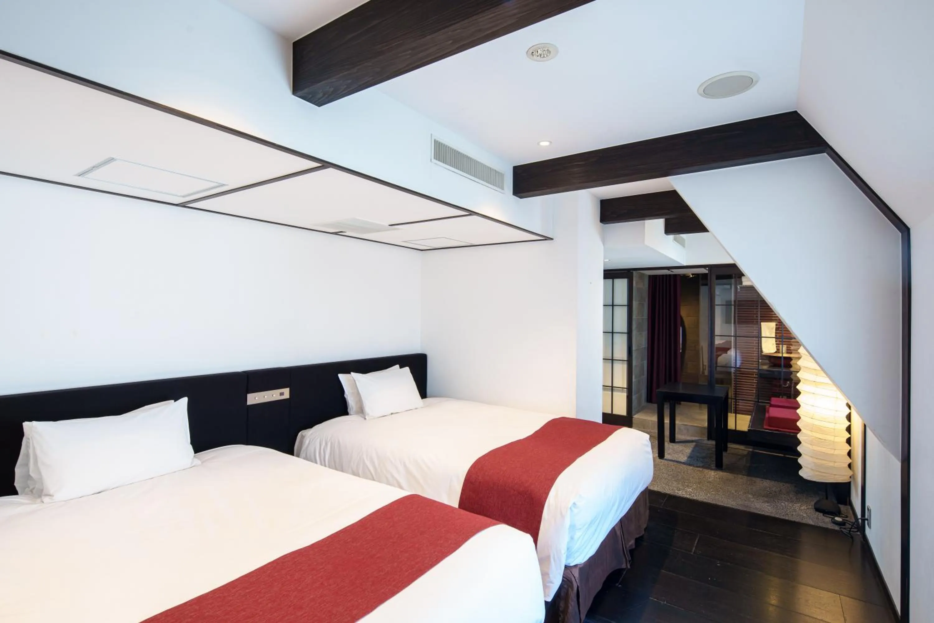 Bed in EN Hotel Shibuya