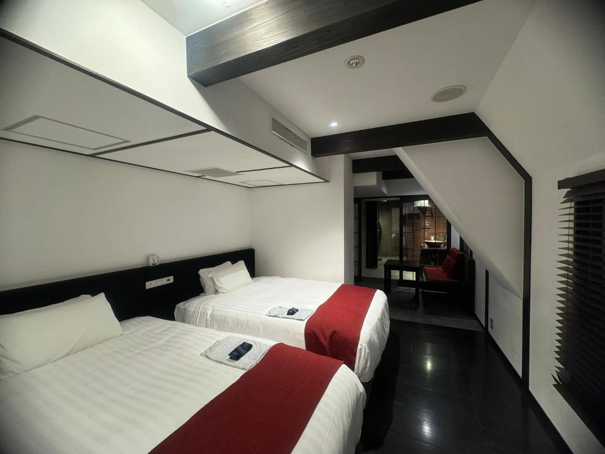 Bed in EN Hotel Shibuya