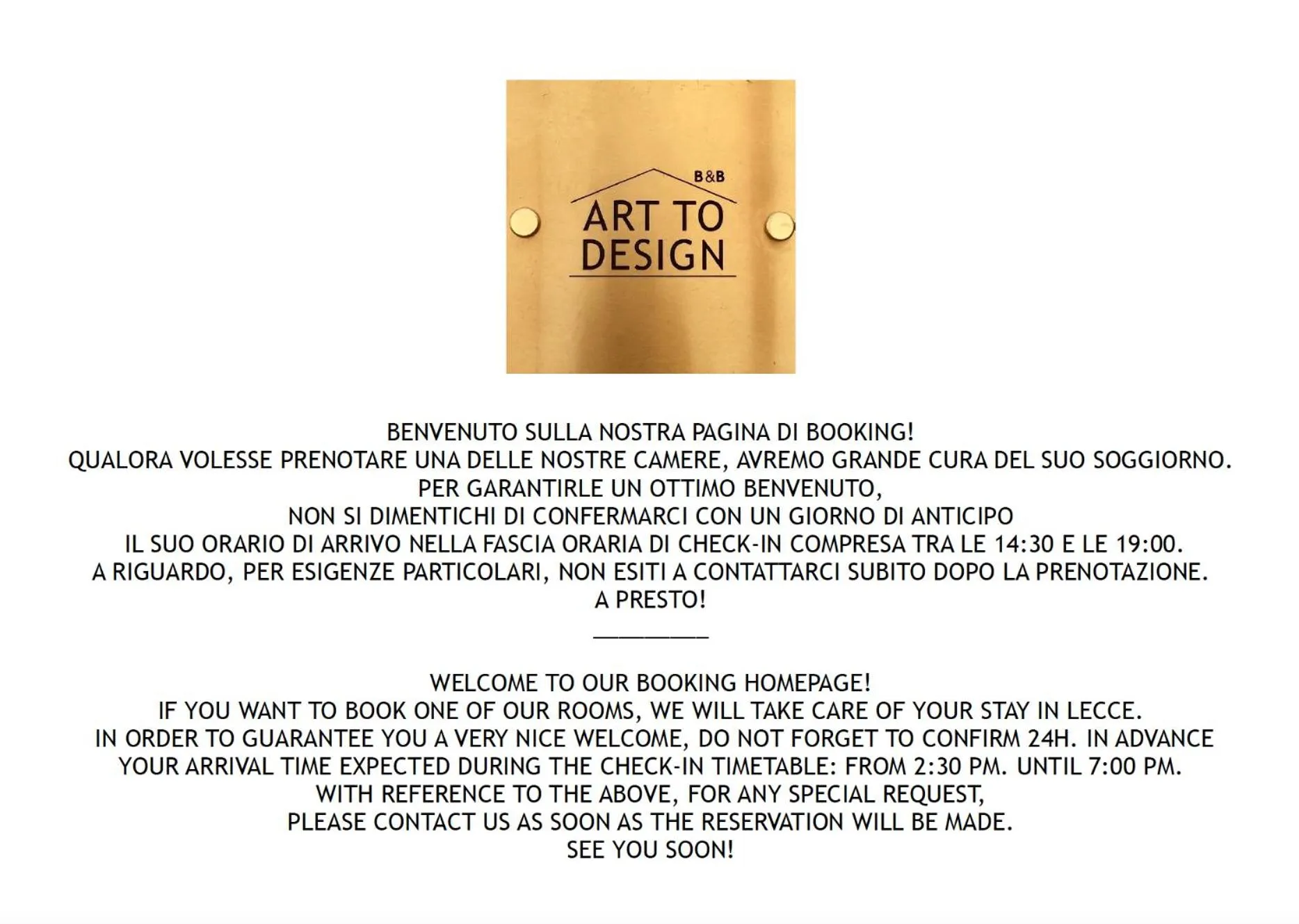 Lobby or reception, Logo/Certificate/Sign/Award in ART TO DESIGN B&B