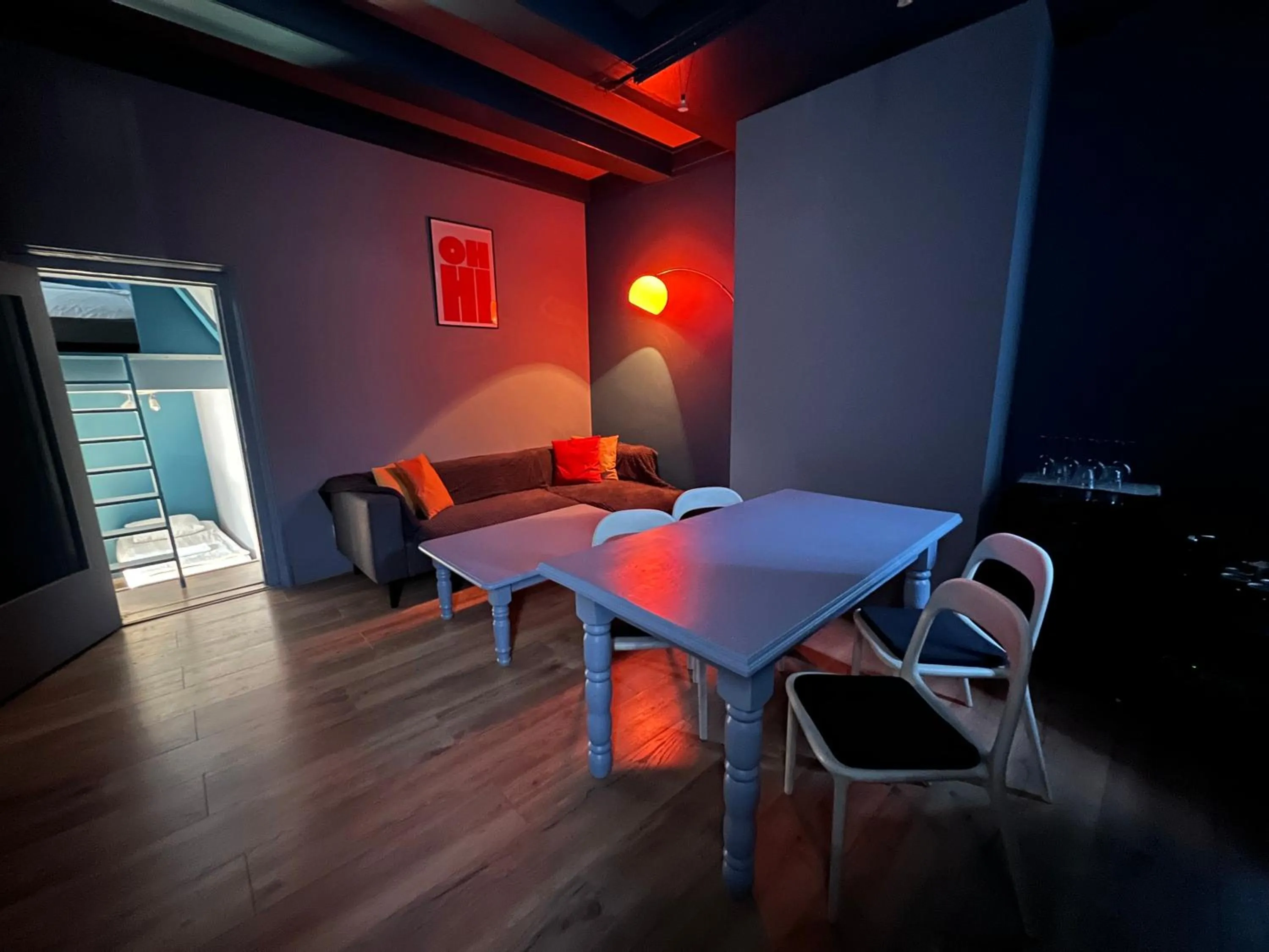 Living room in Nes B&B