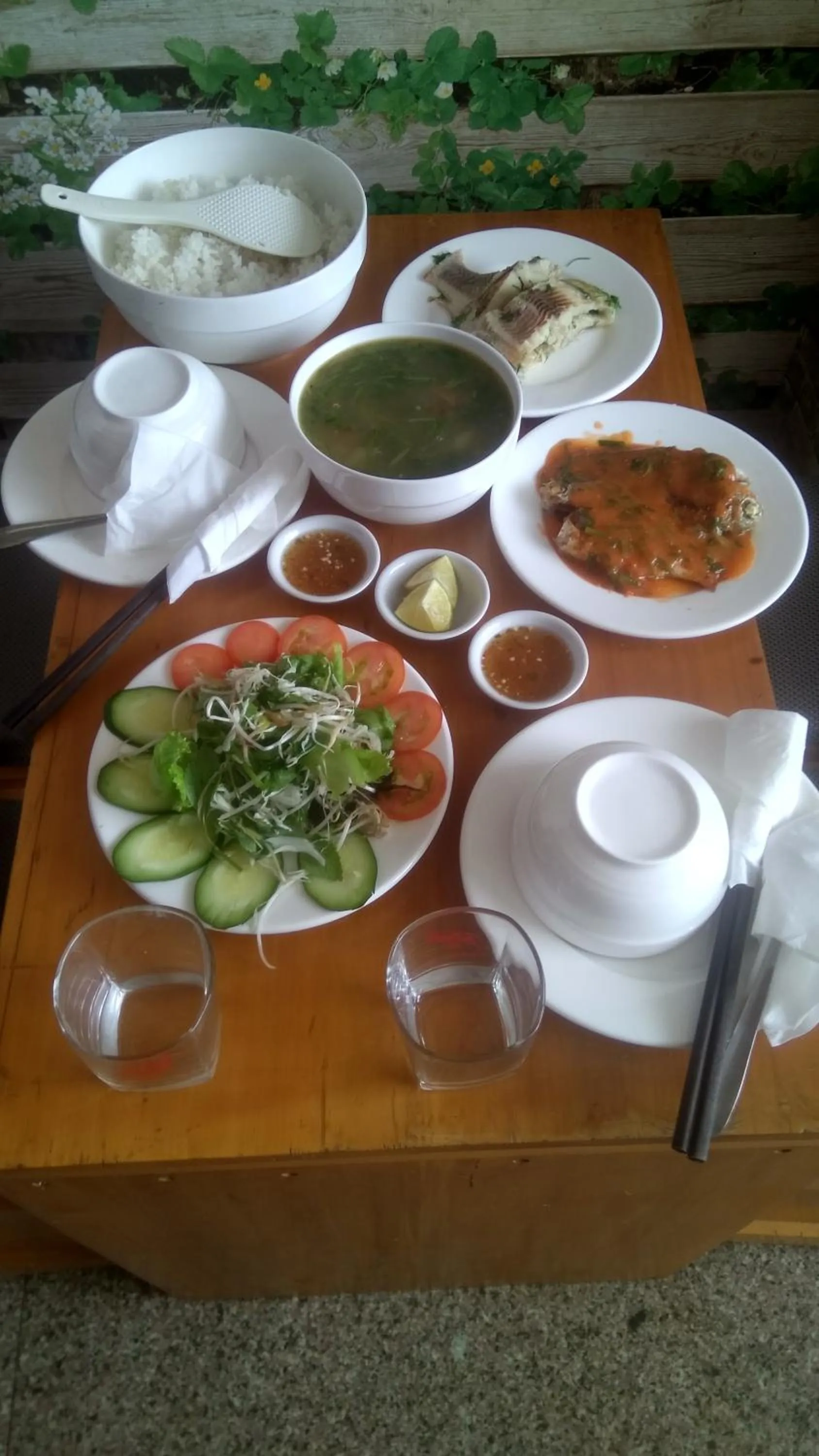 Lunch in Hong My Hotel