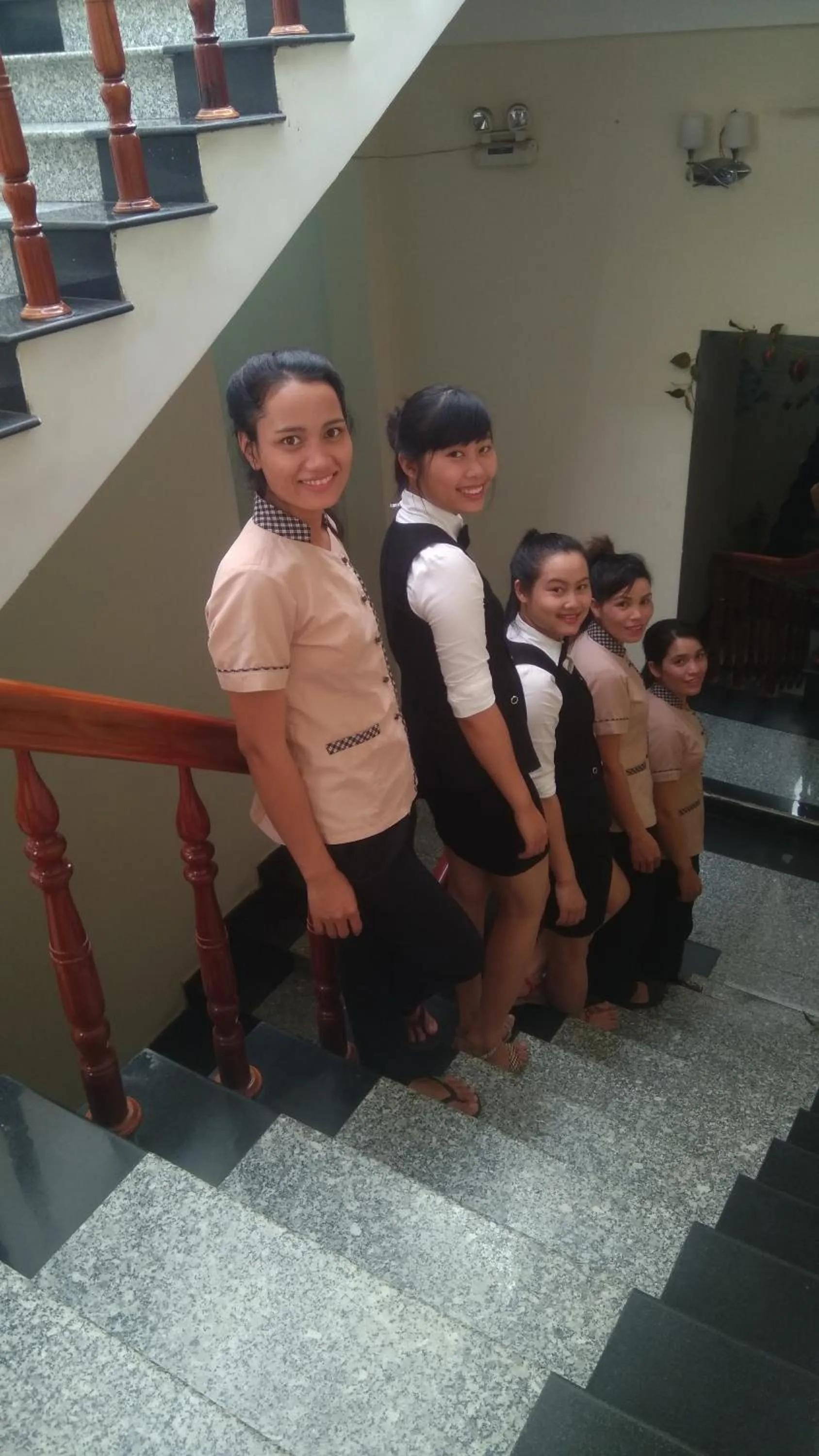 Staff in Hong My Hotel