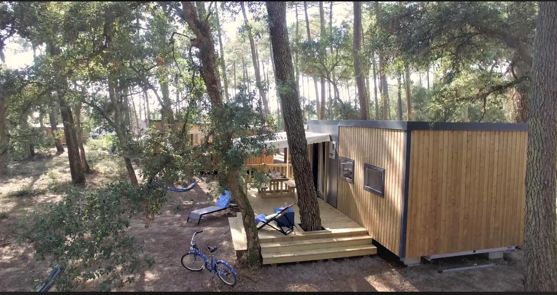 Patio in Green Resort