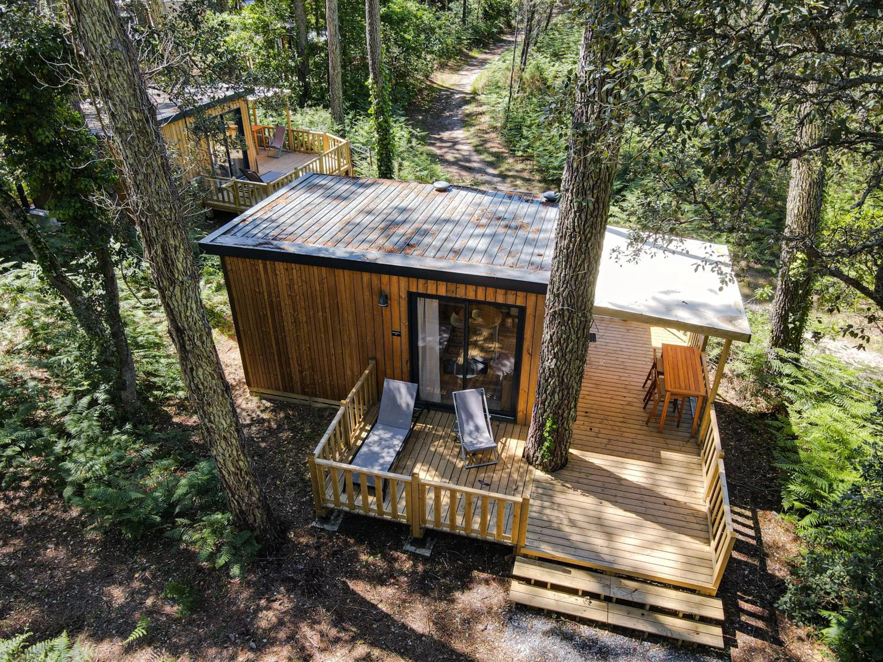 Patio in Green Resort