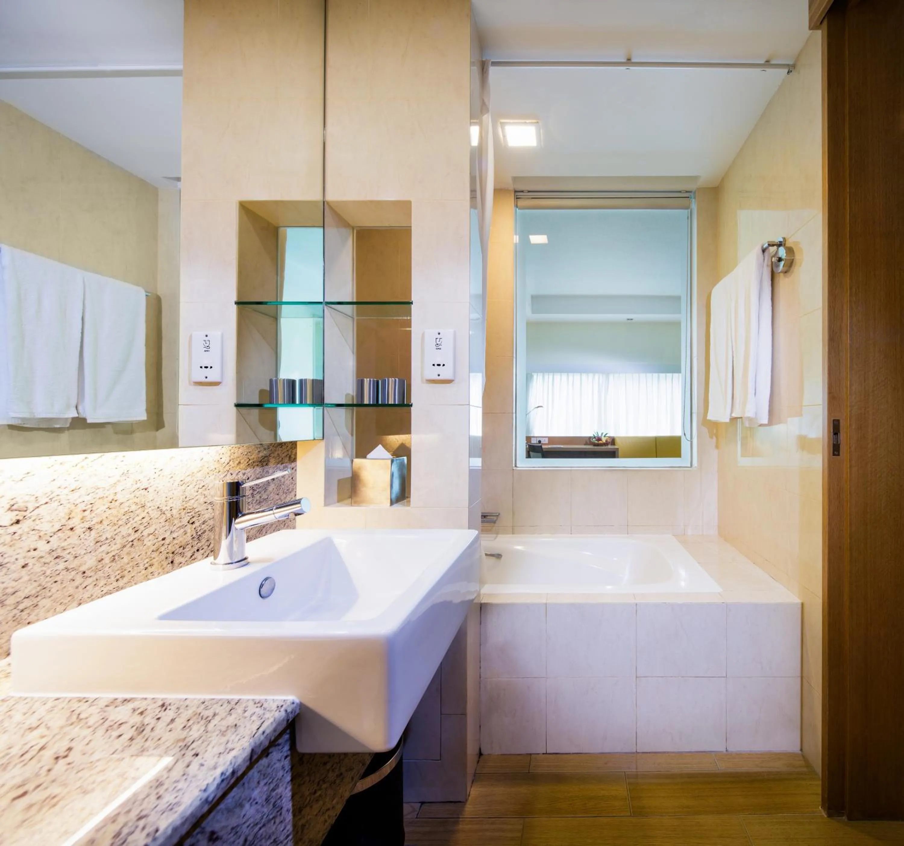 Bathroom in Village Hotel Changi by Far East Hospitality