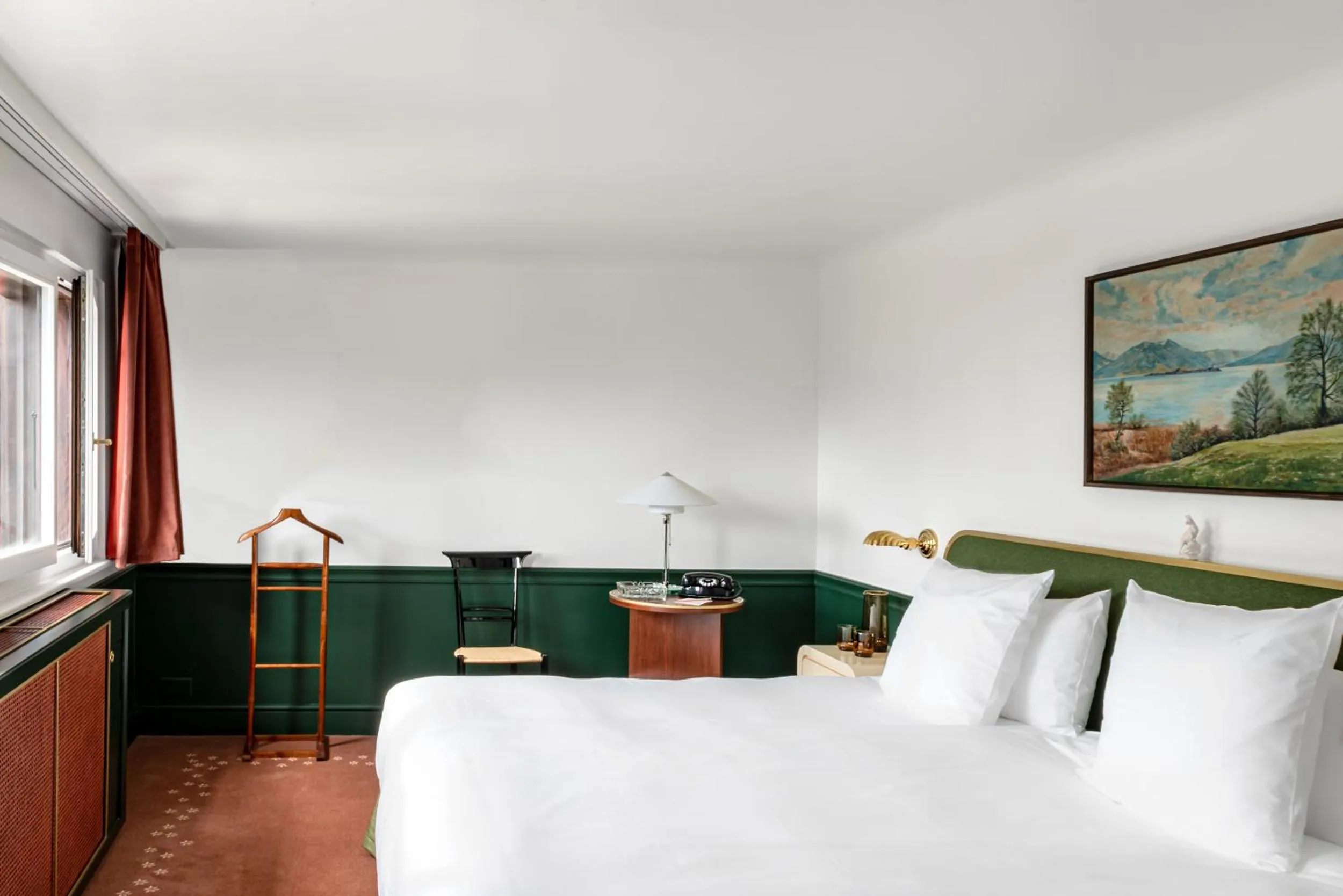 Bedroom, Bed in Experimental Chalet