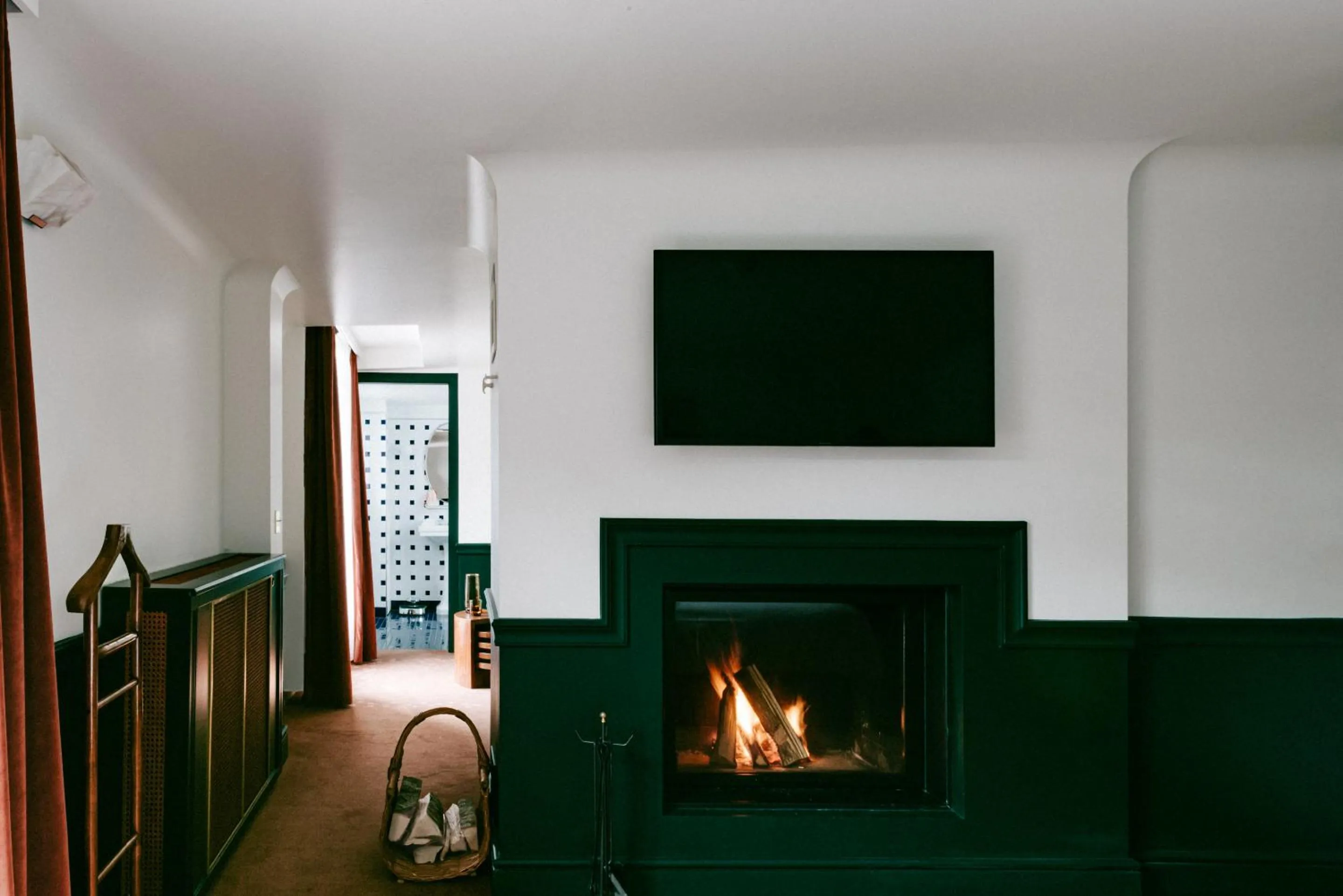 Living room in Experimental Chalet