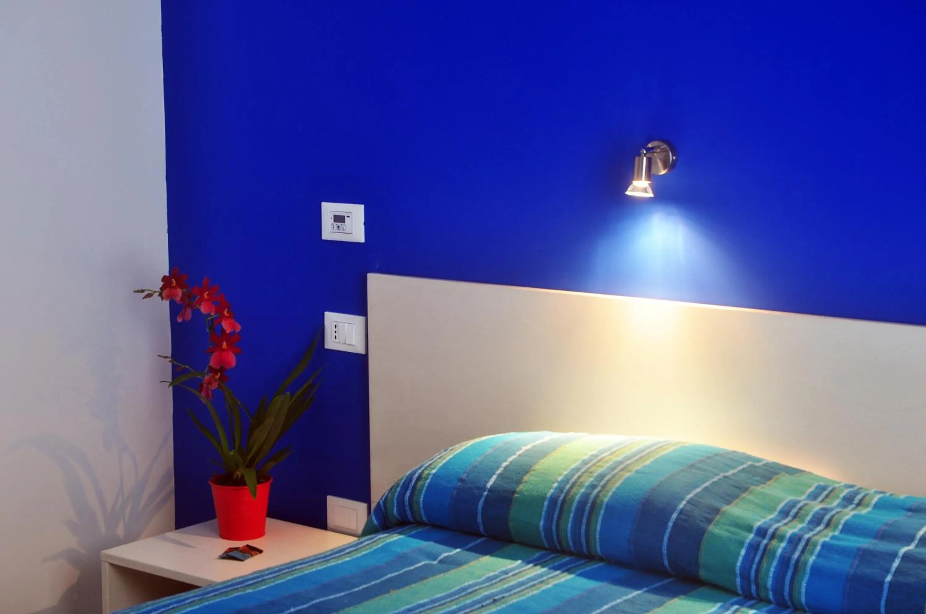 Decorative detail, Bed in Hotel La Punta