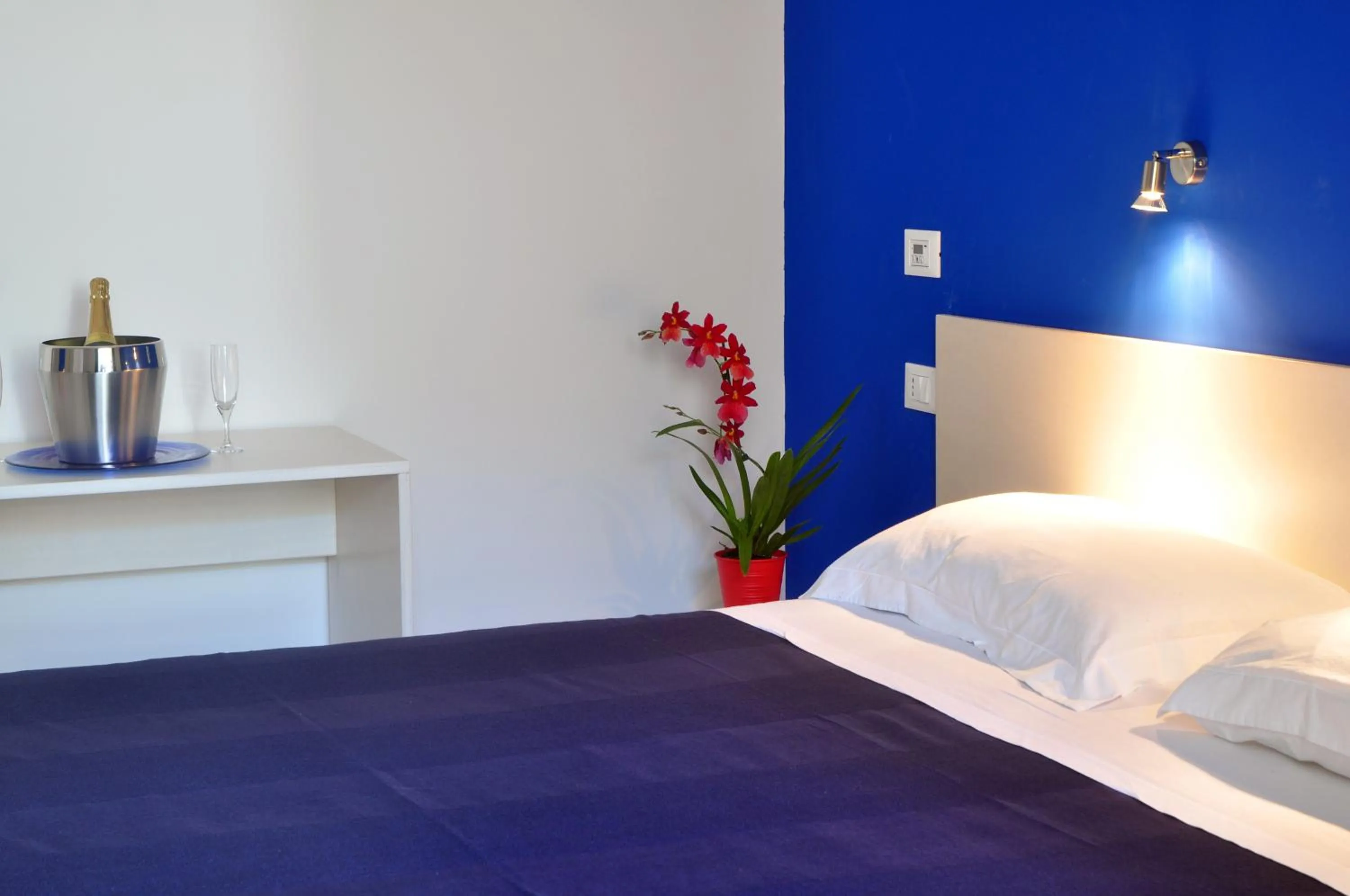 Decorative detail, Bed in Hotel La Punta