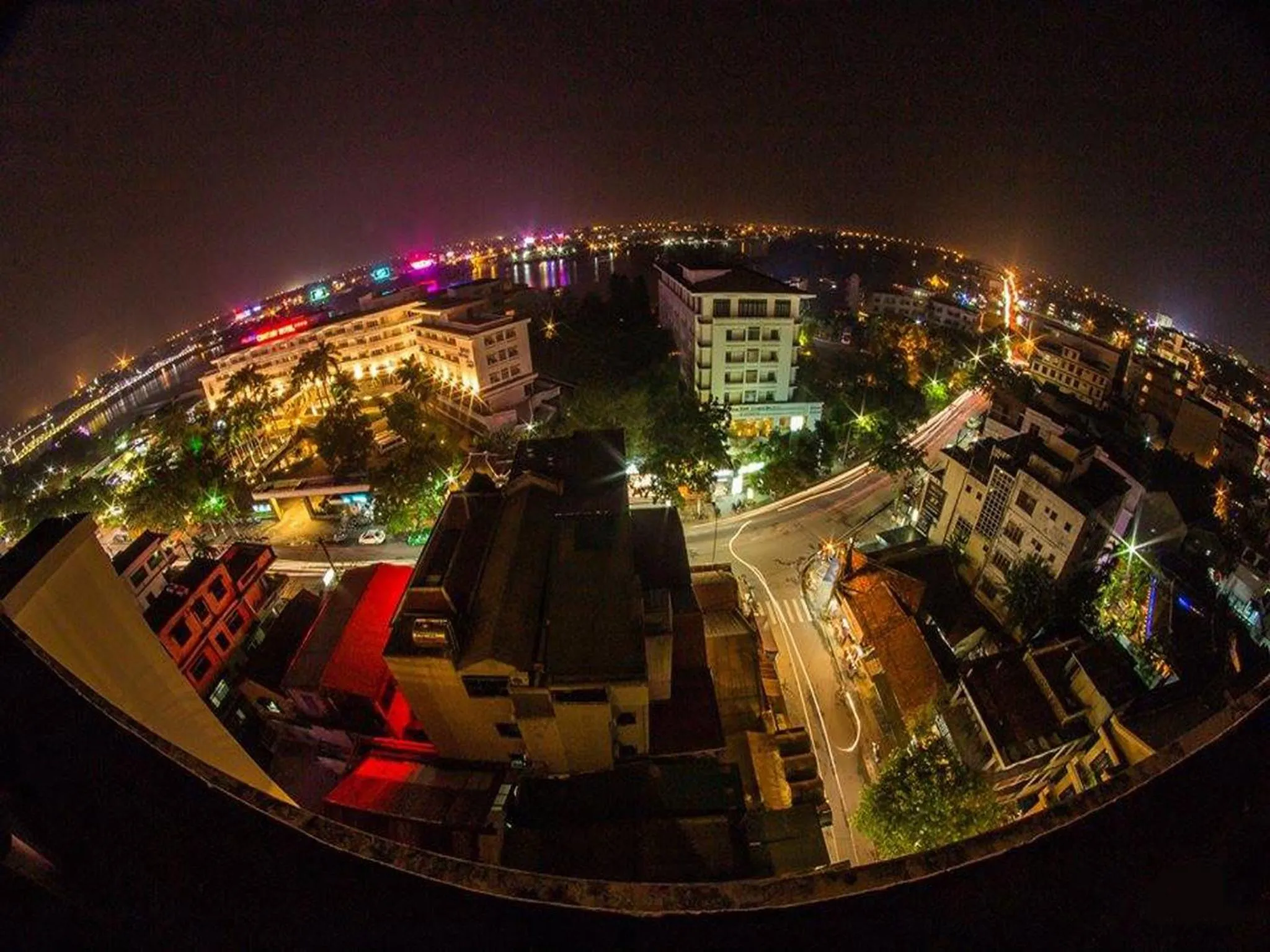 Bird's eye view in Cosiana Hue Hotel