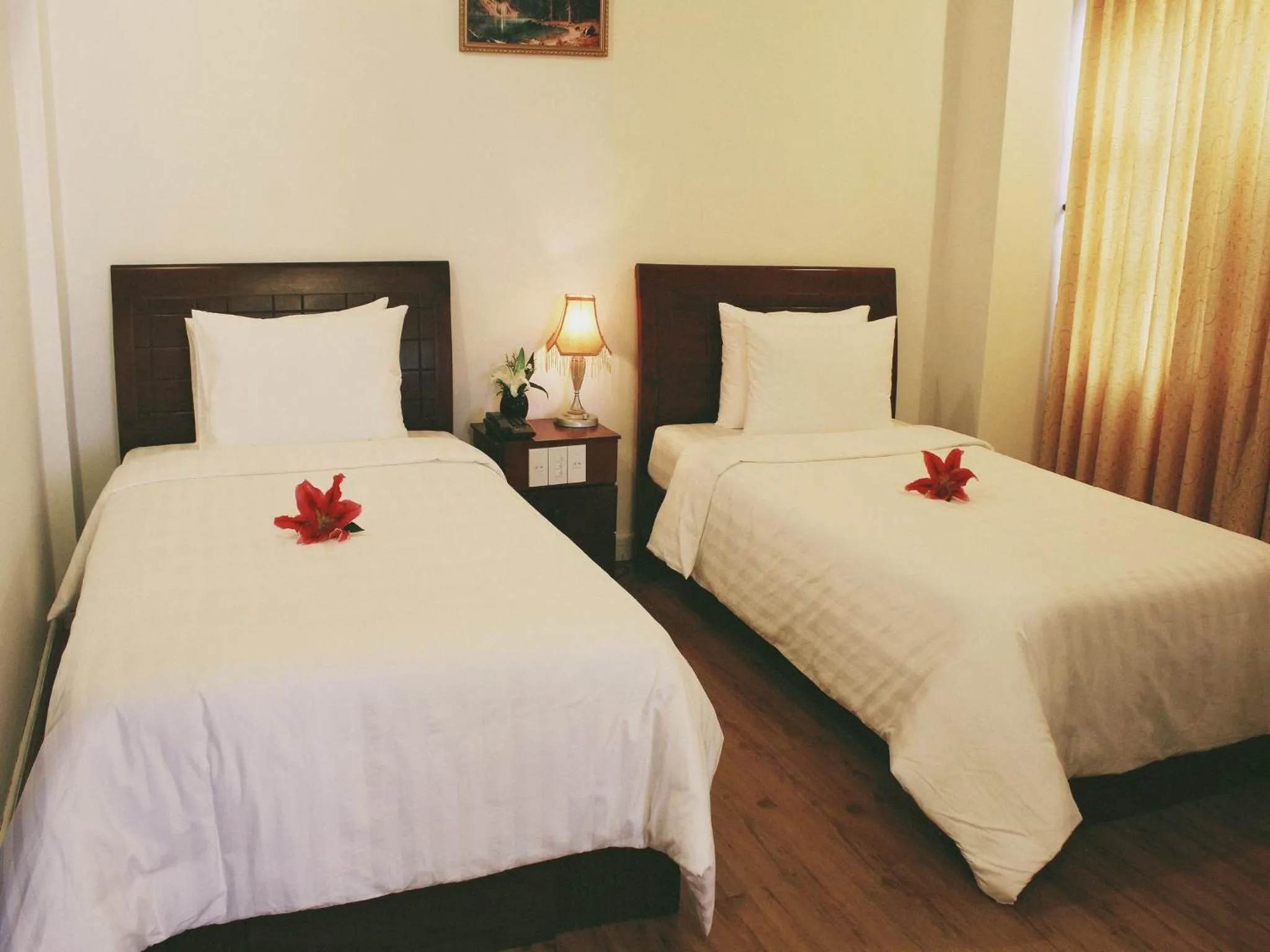 Bed in Cosiana Hue Hotel