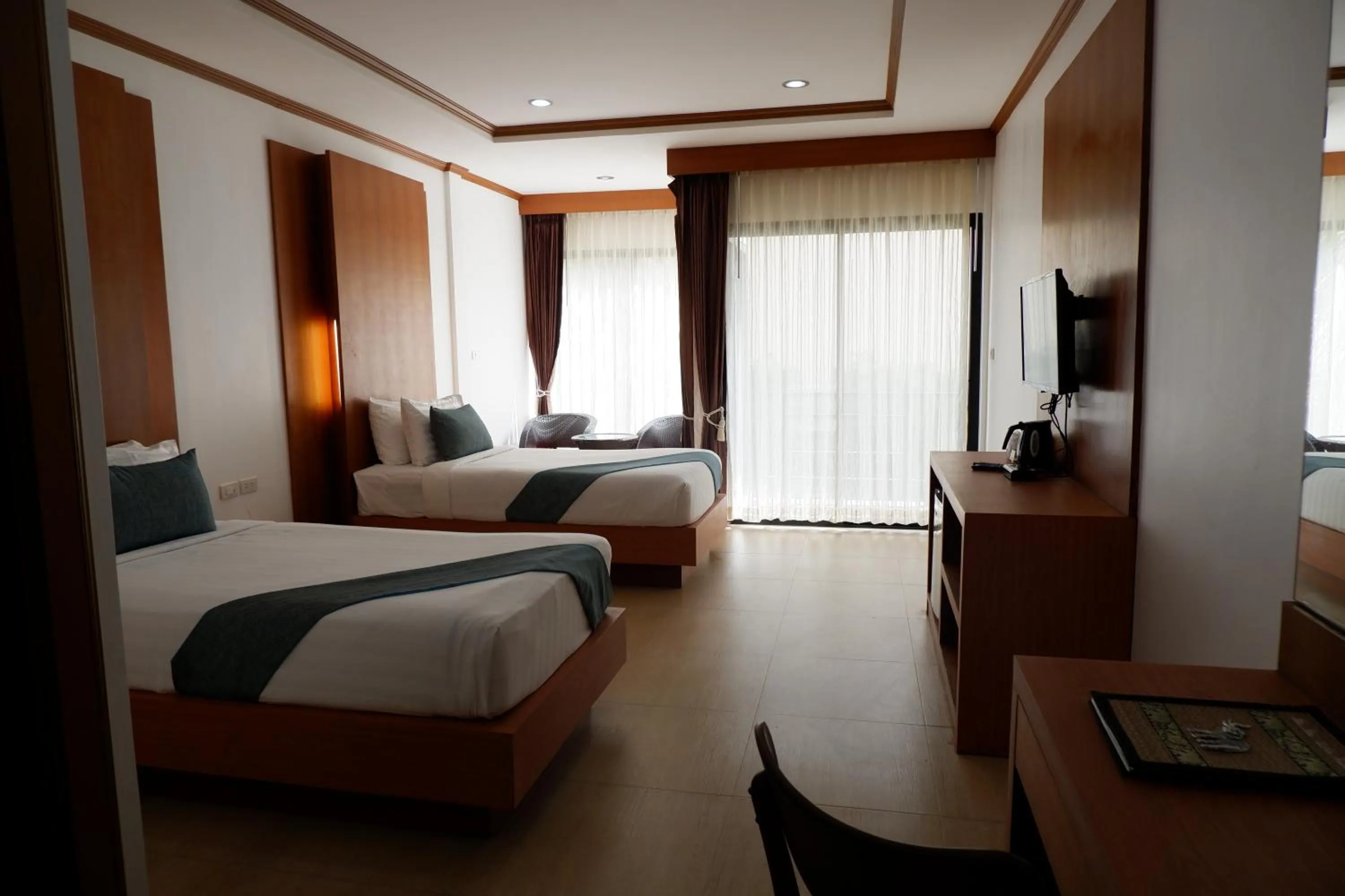 Bed in Phi Phi Villa Resort