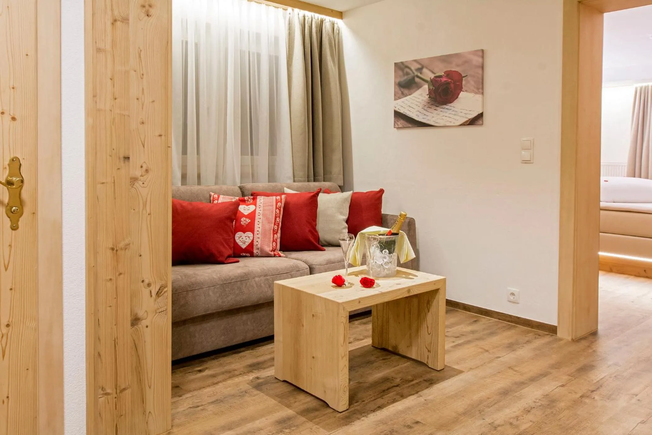 Living room in Hotel Bergkristall