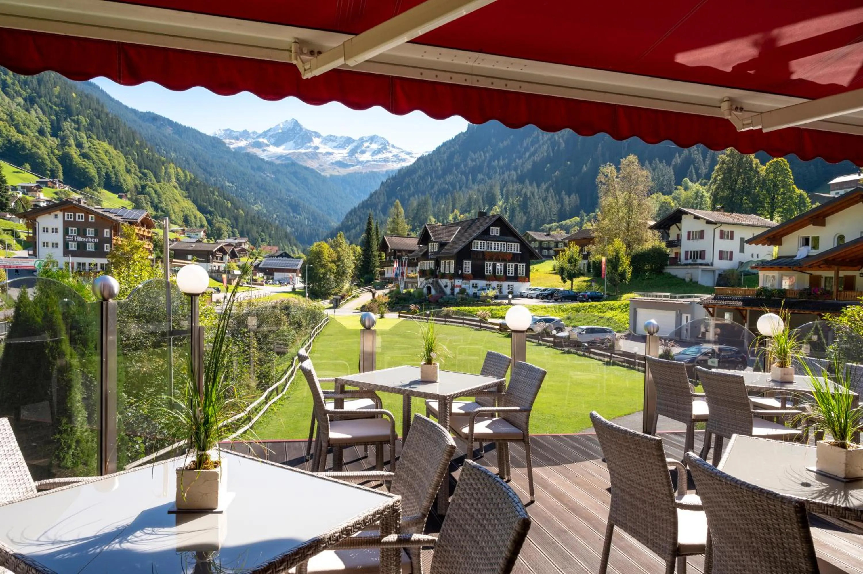 Balcony/Terrace in Hotel Bergkristall