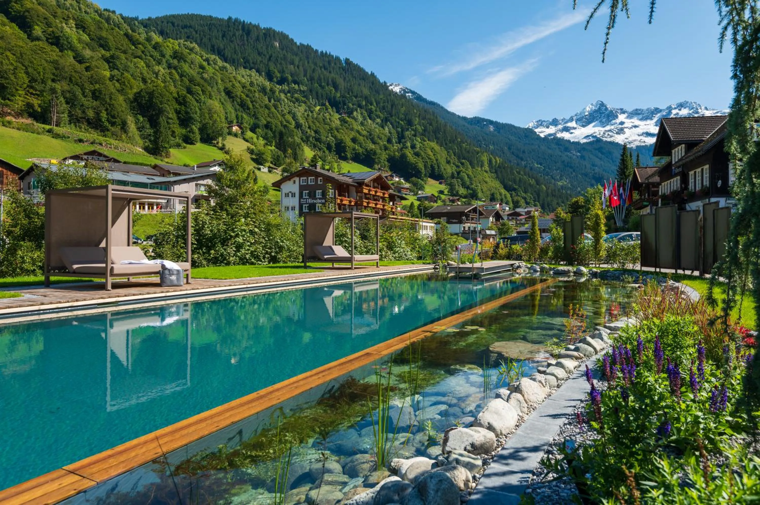 Garden in Hotel Bergkristall