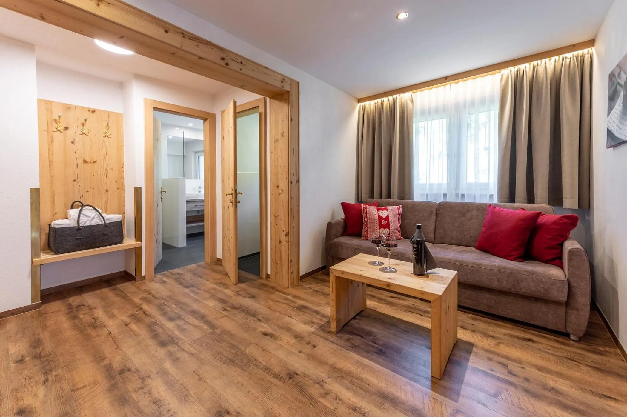 Living room in Hotel Bergkristall