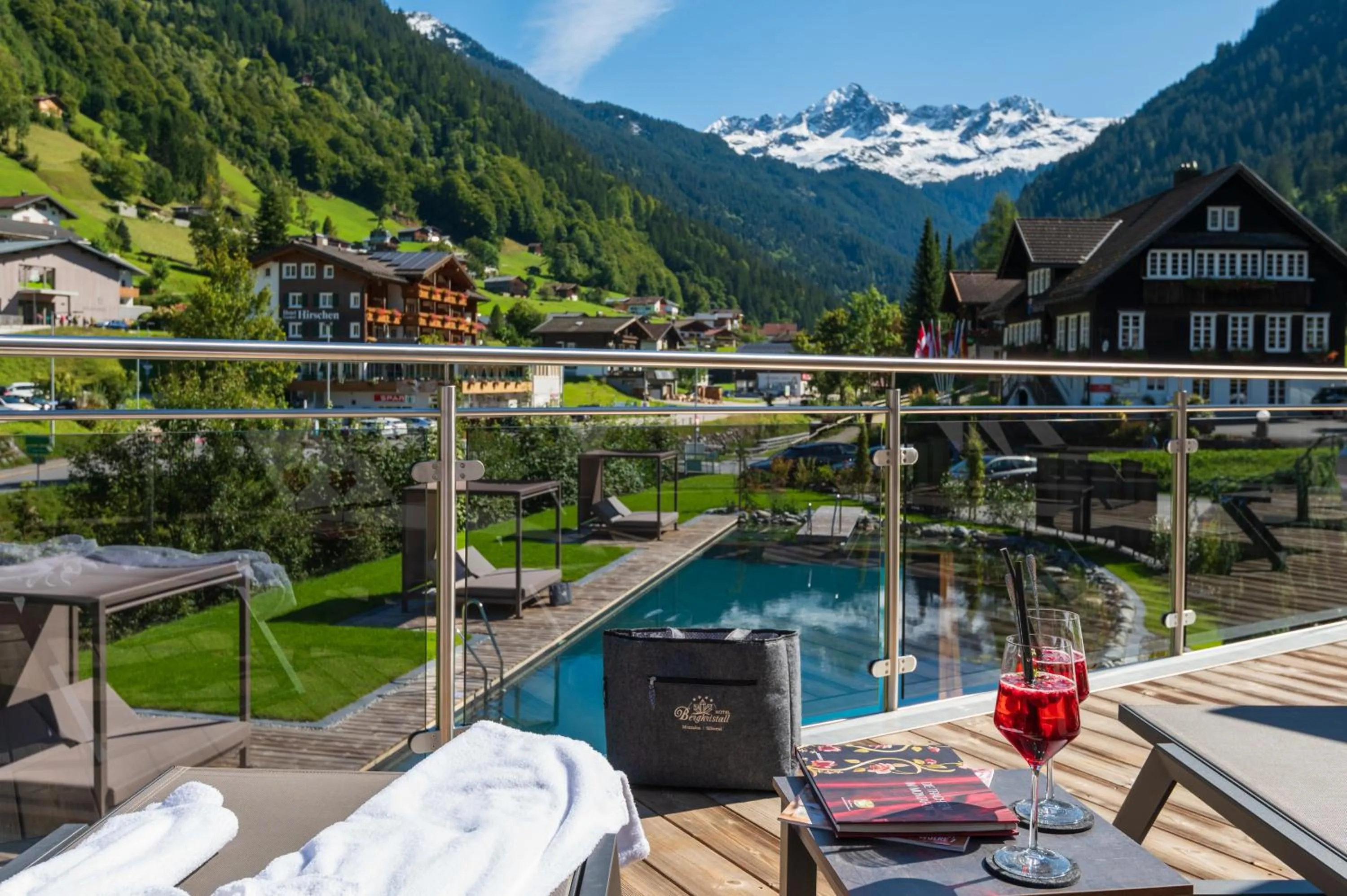 Balcony/Terrace in Hotel Bergkristall