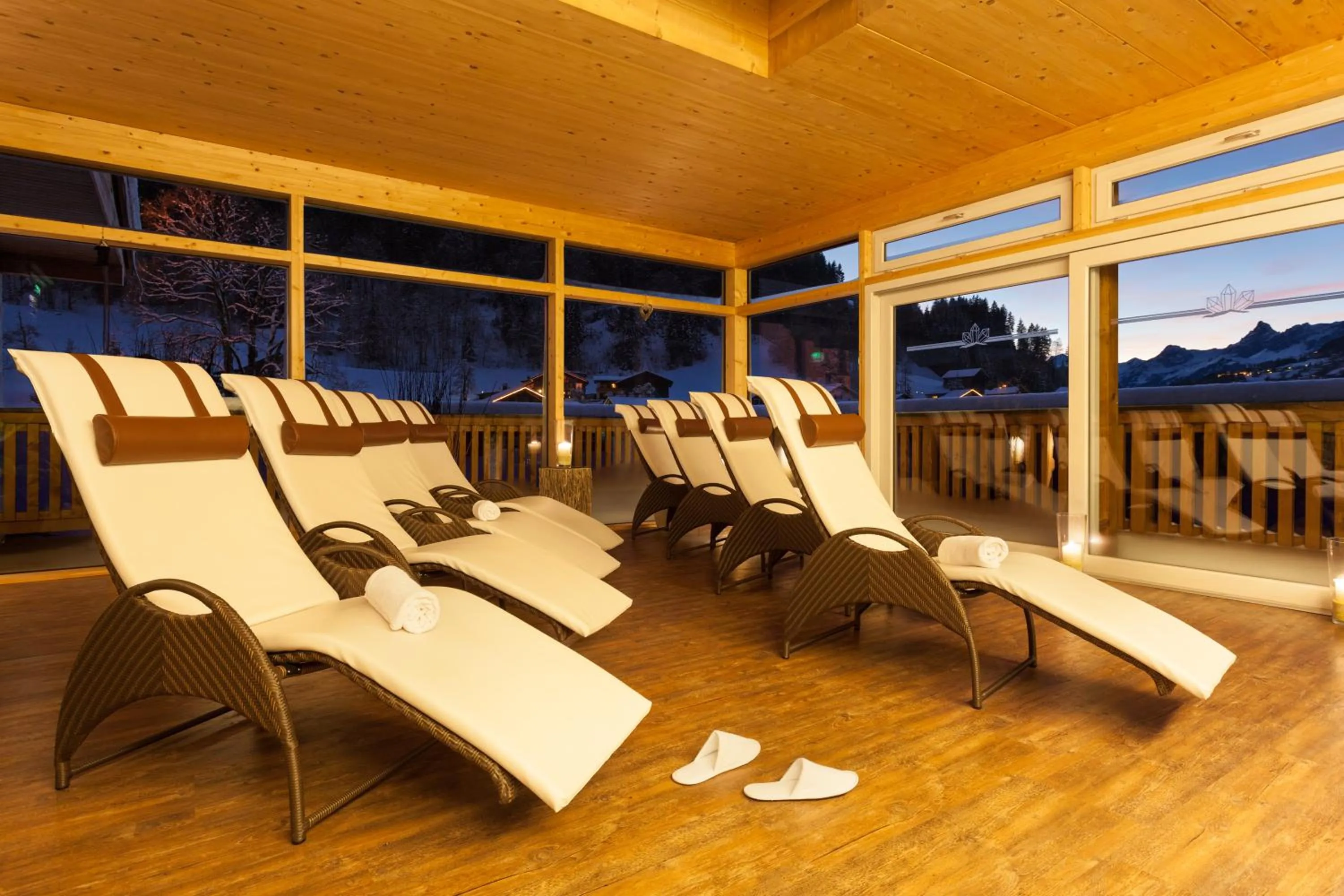 Spa and wellness centre/facilities in Hotel Bergkristall