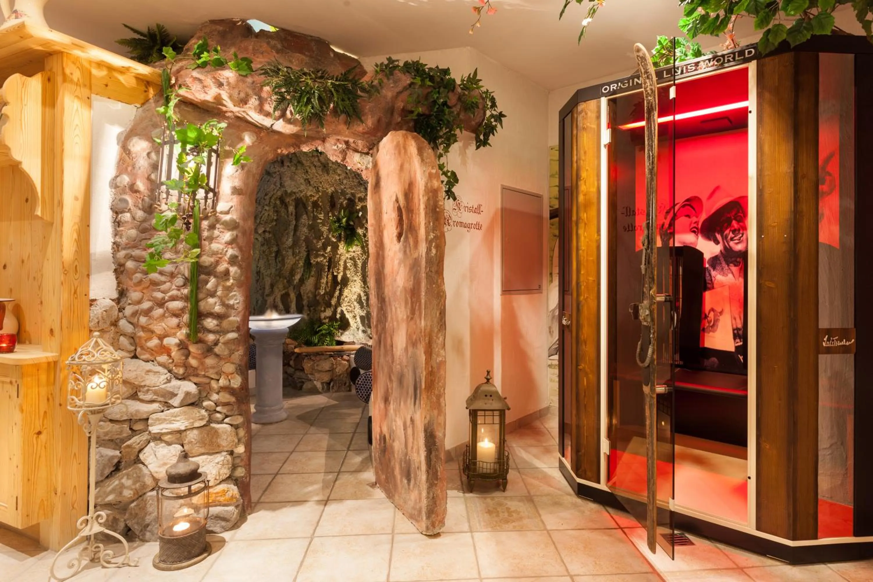 Spa and wellness centre/facilities in Hotel Bergkristall