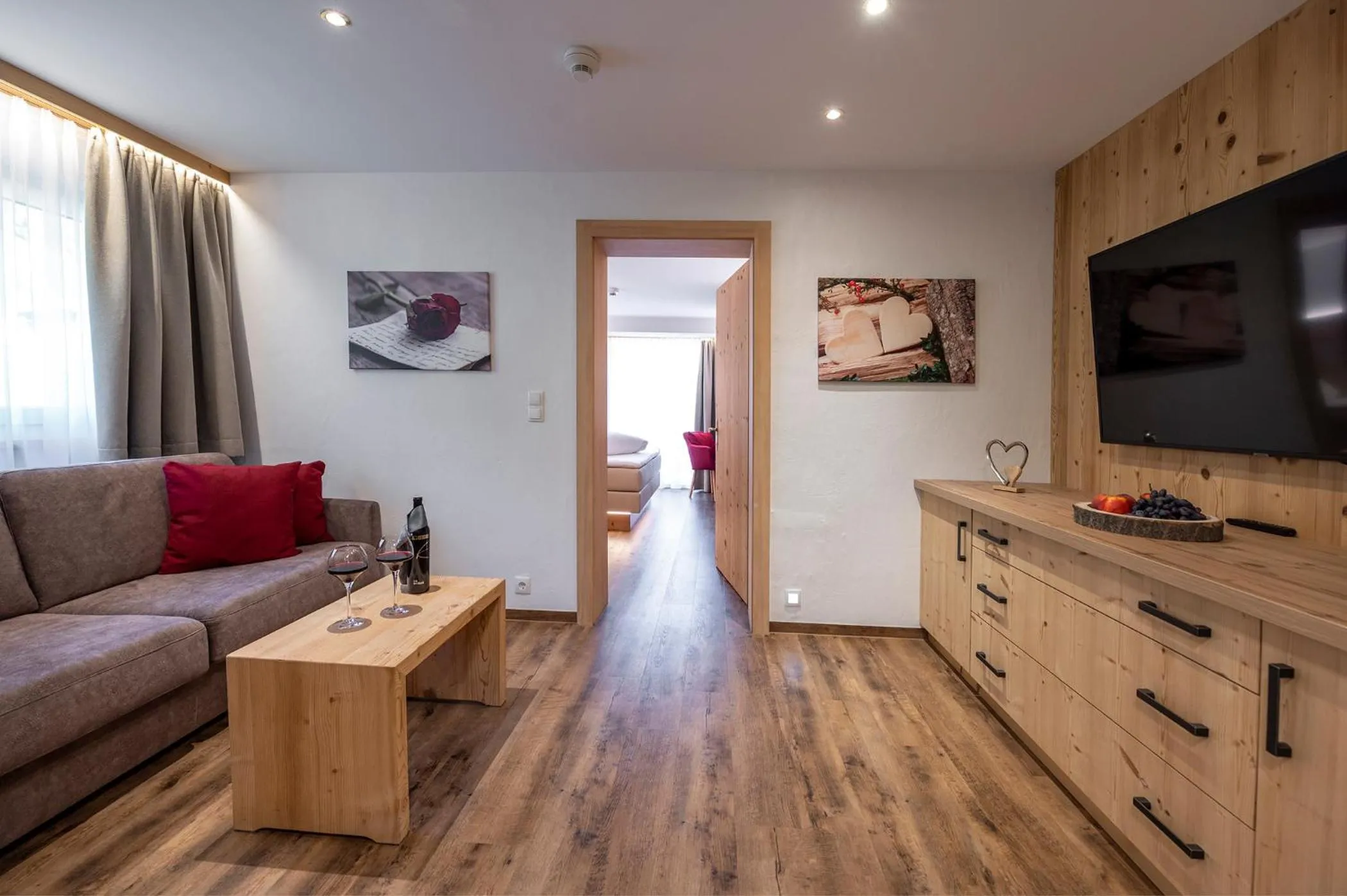 Living room in Hotel Bergkristall