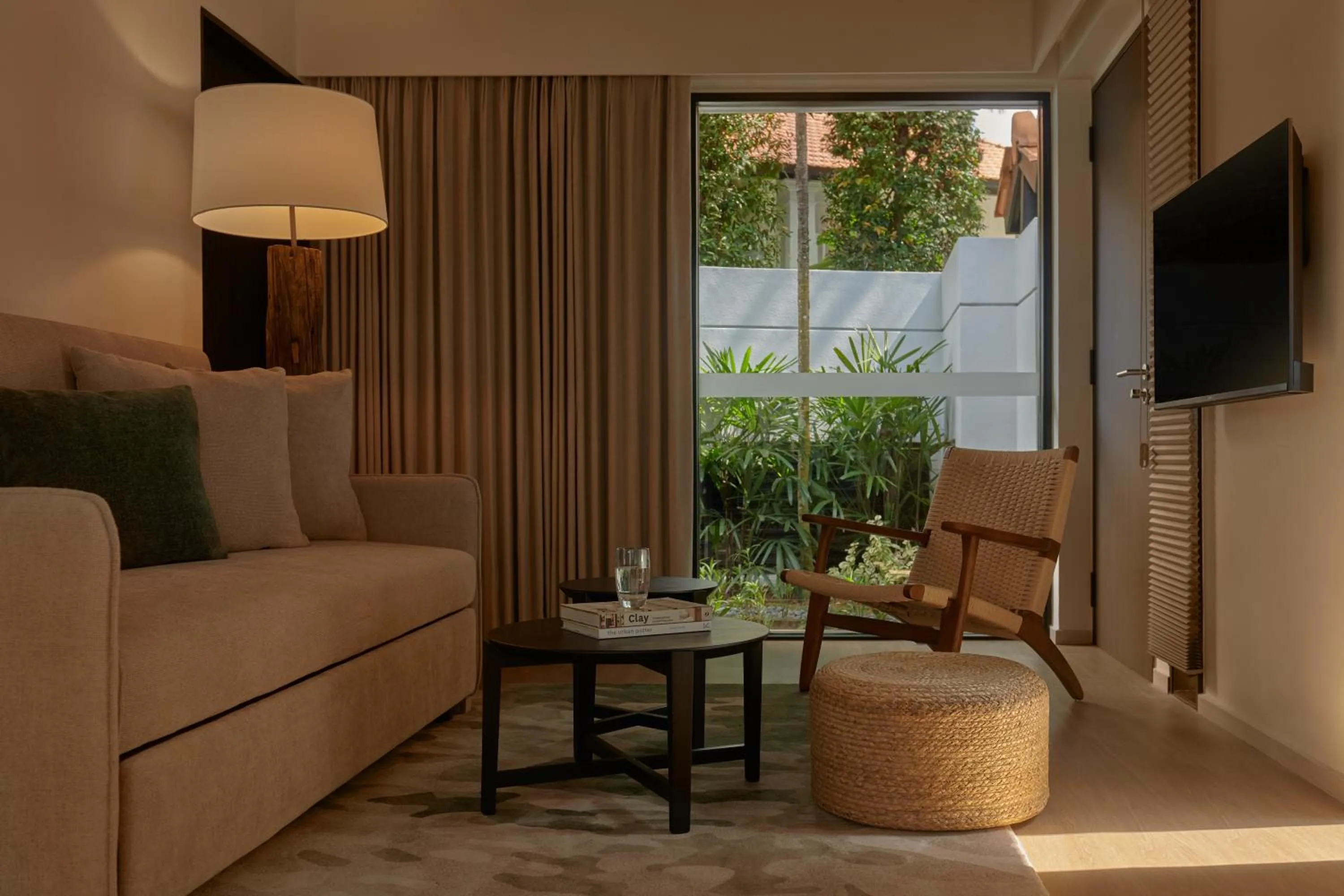 Living room in Amara Sanctuary Sentosa