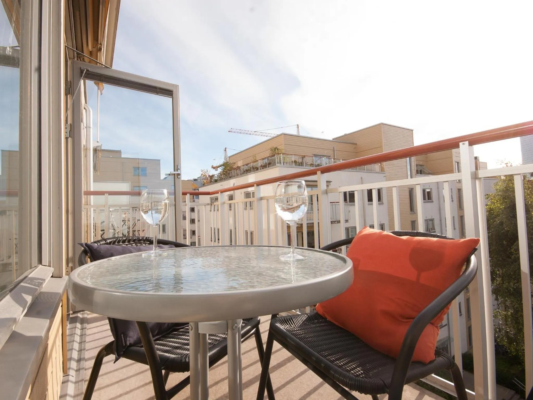 Balcony/Terrace in BJØRVIKA APARTMENTS, Teaterplassen, Oslo city center