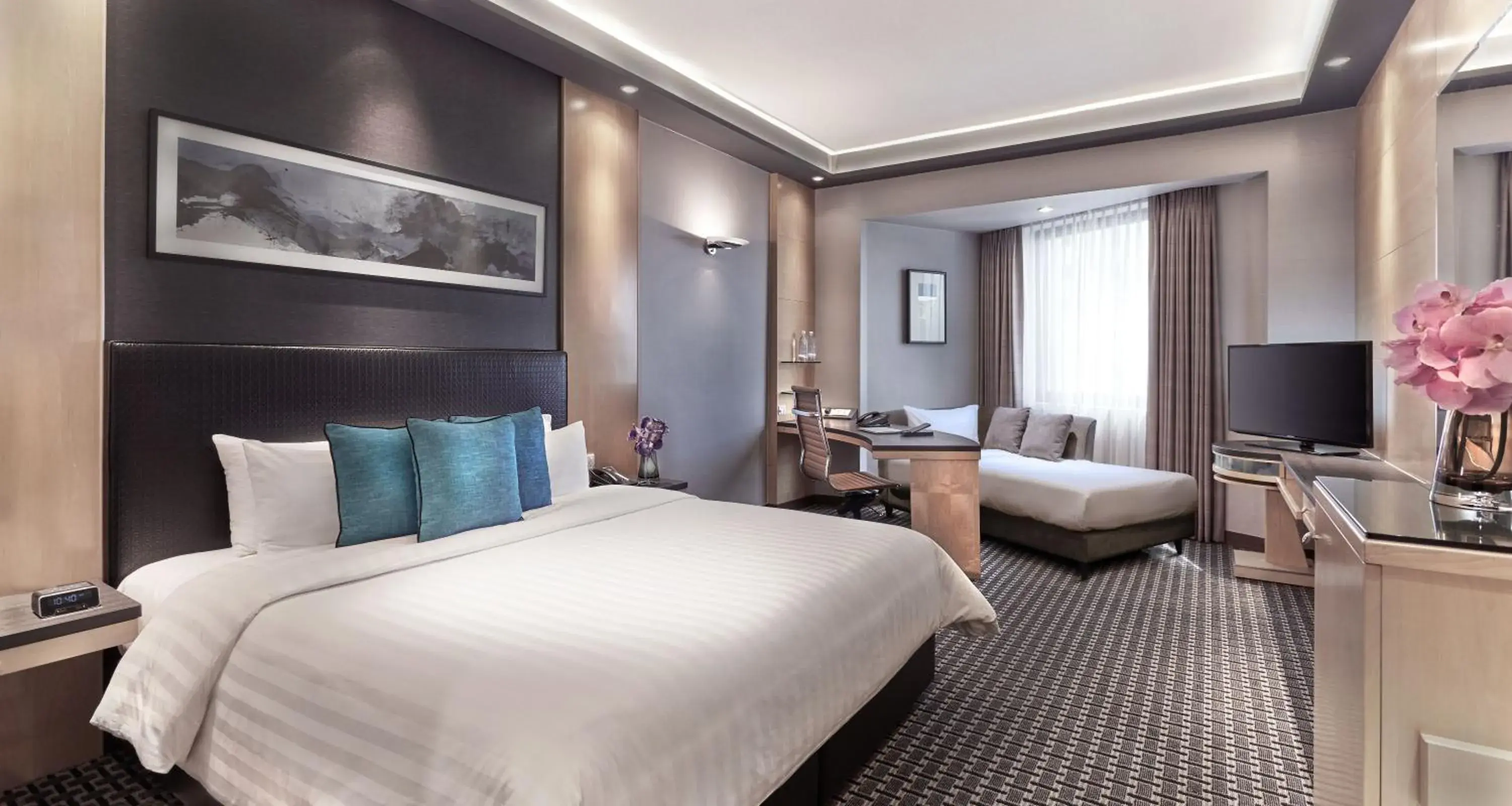 Premier with One King Bed and One Sofa Bed in M Hotel Singapore City Centre Premier with One King Bed and One Sofa Bed in M Hotel Singapore City Centre