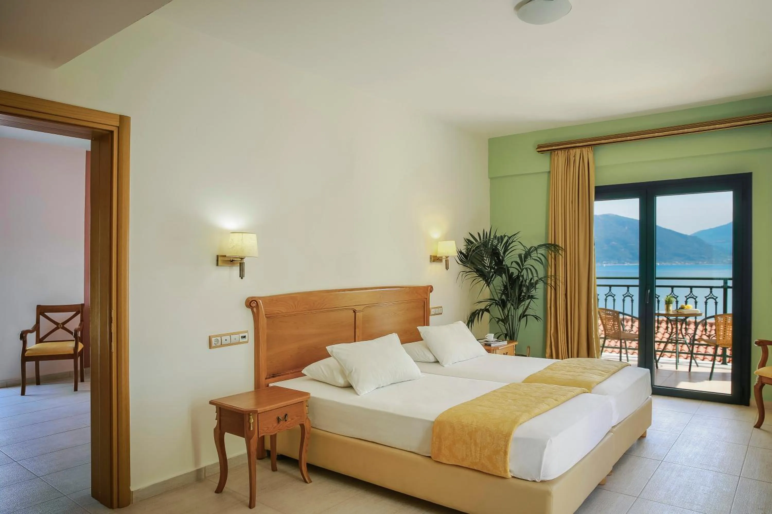 Bed in Kefalonia Bay Palace