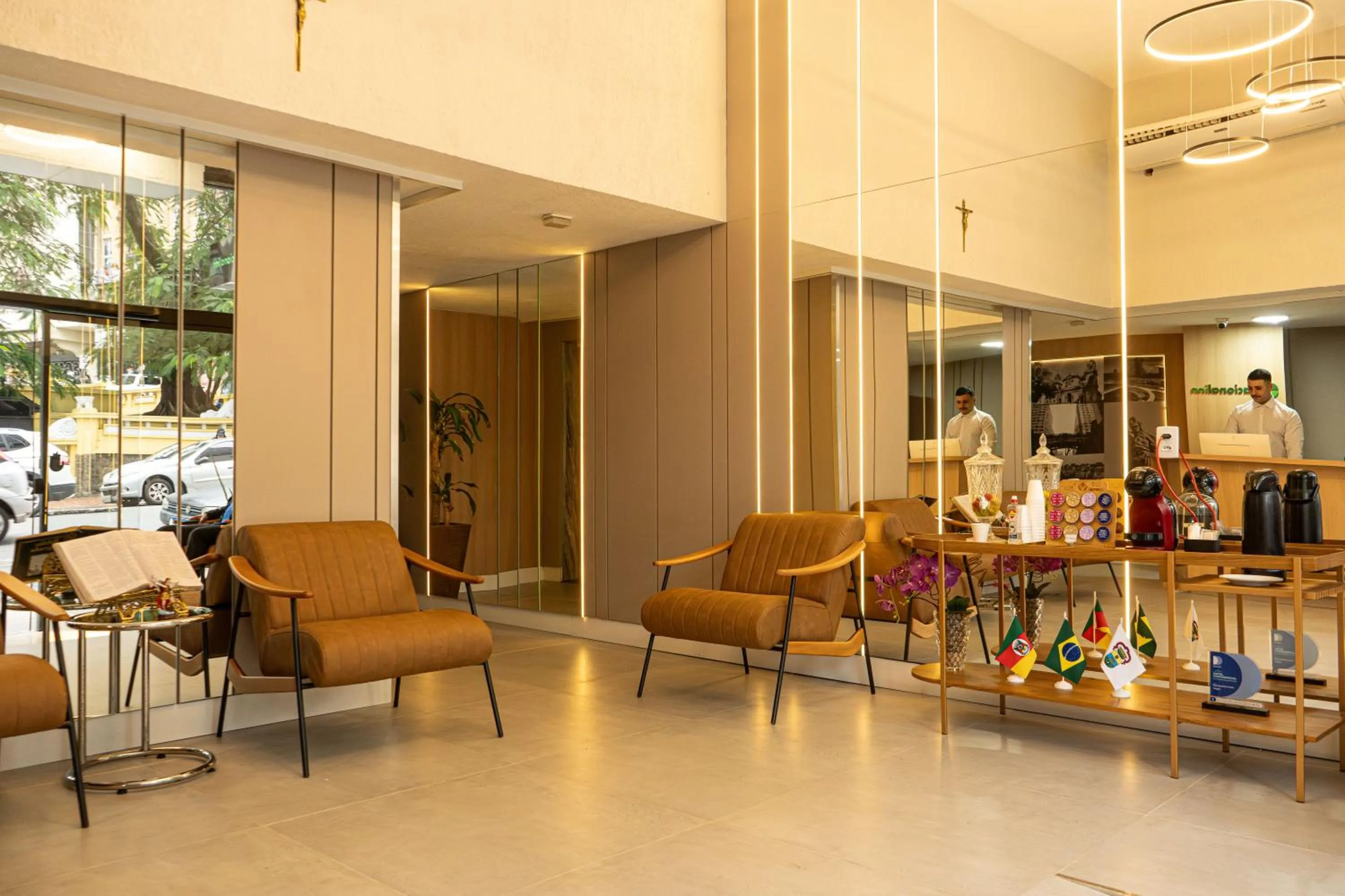 Lobby or reception in Hotel Nacional Inn Porto Alegre - by Nacional Inn - Próximo à Arena do Grêmio, Parque Harmonia e Réveillon na Orla do Guaíba