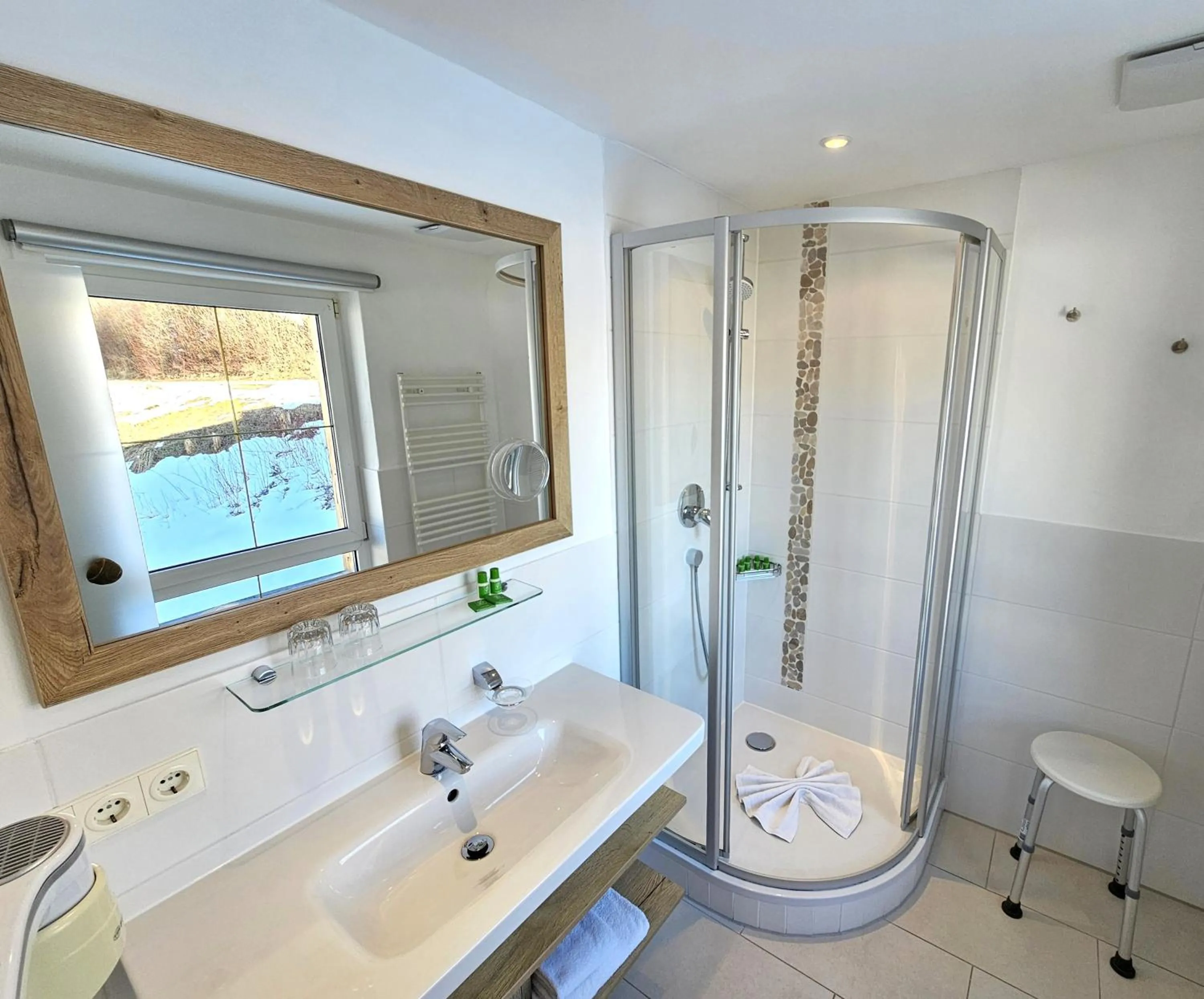 Bathroom in Naturhotel Café Waldesruhe