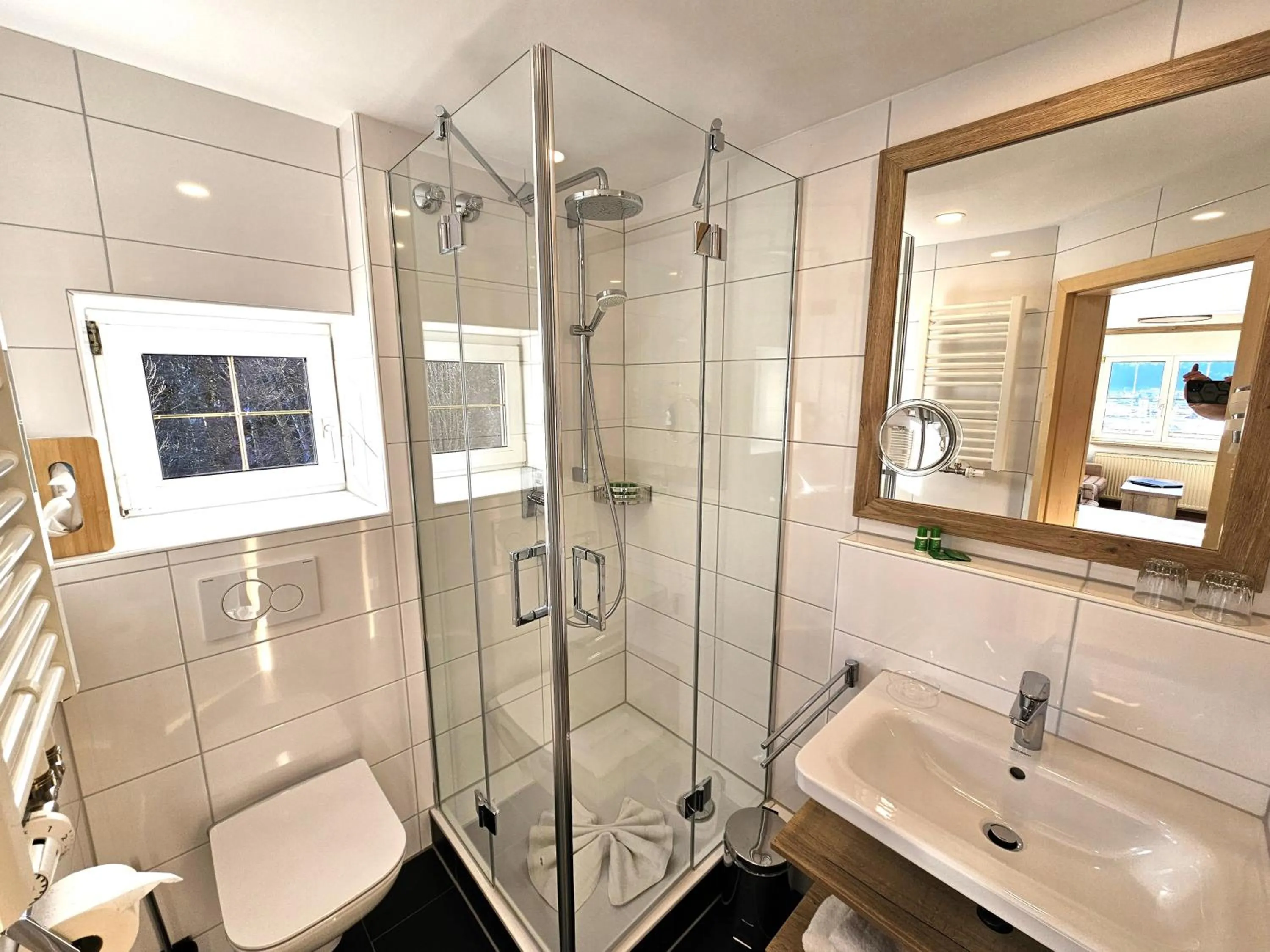 Shower in Naturhotel Café Waldesruhe