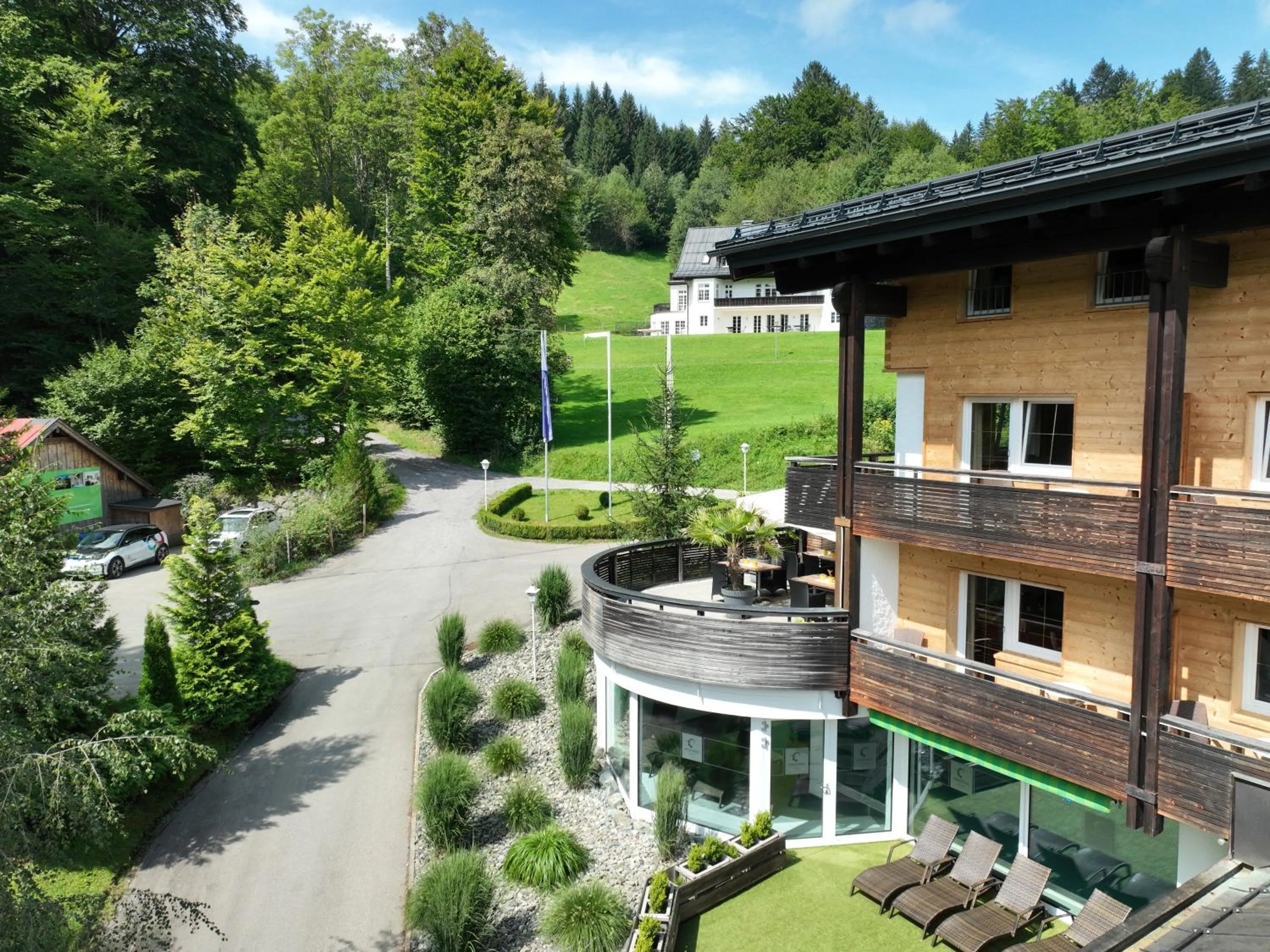Property building in Naturhotel Café Waldesruhe