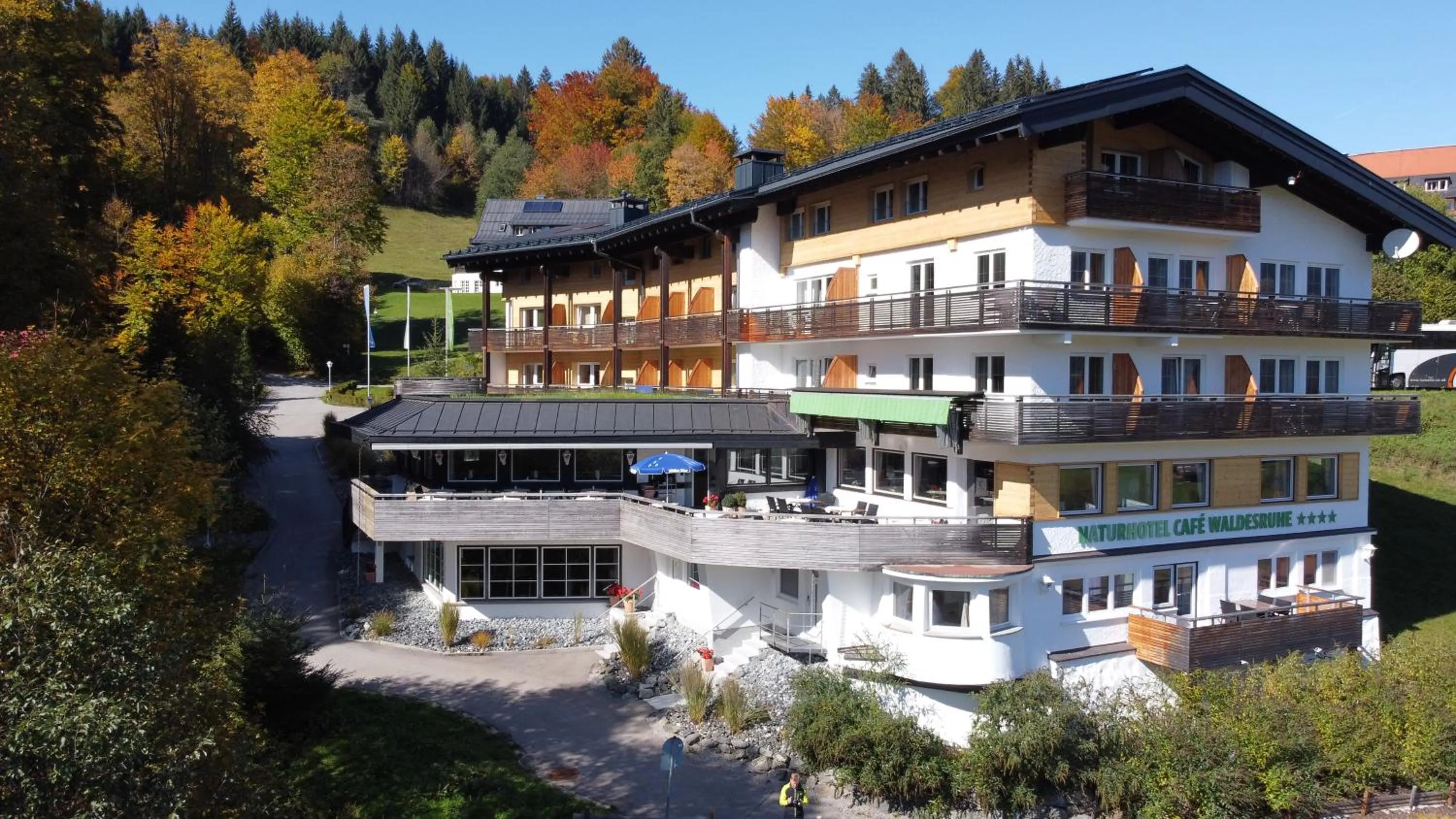 Property building in Naturhotel Café Waldesruhe