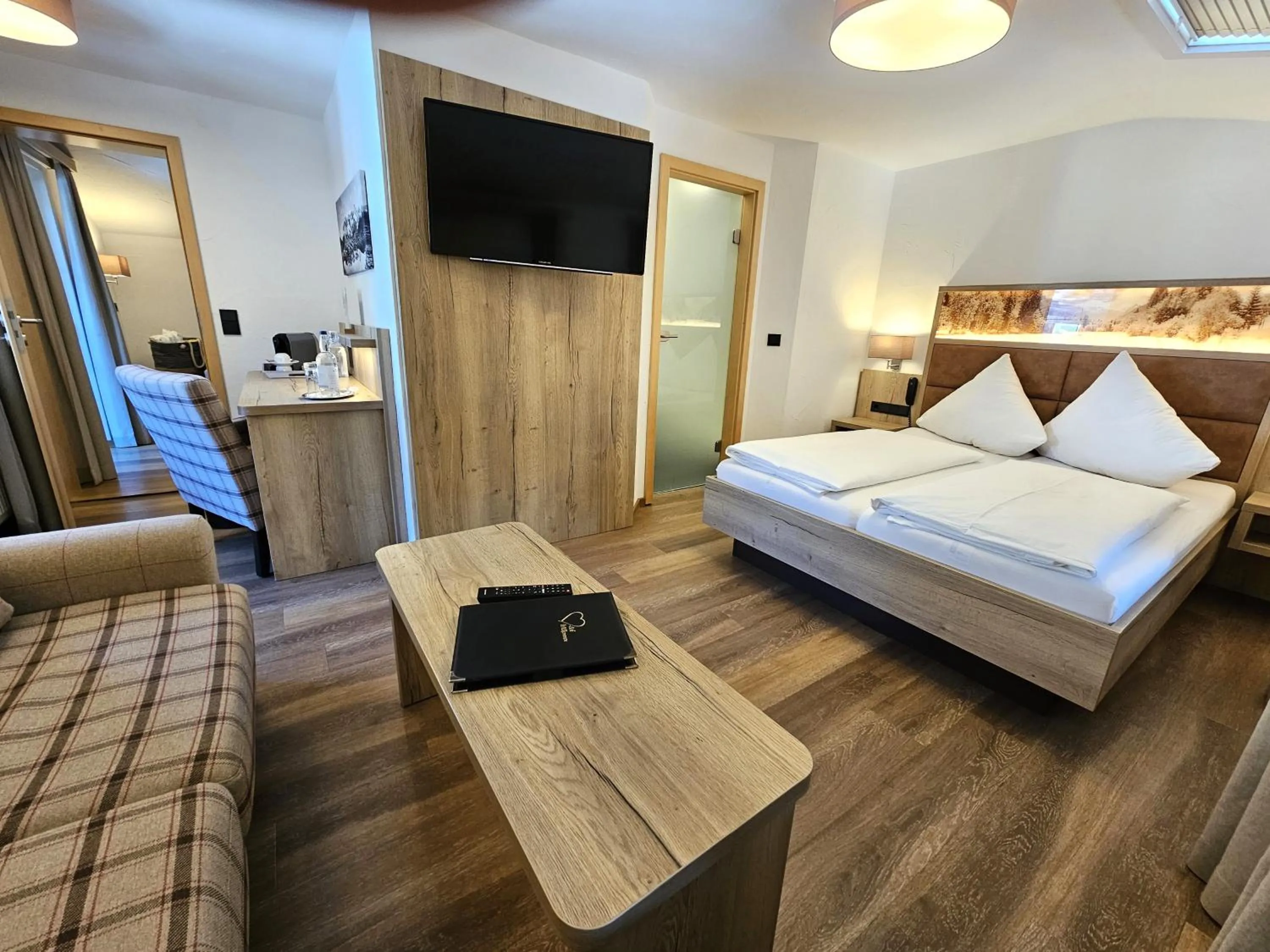 Bed in Naturhotel Café Waldesruhe