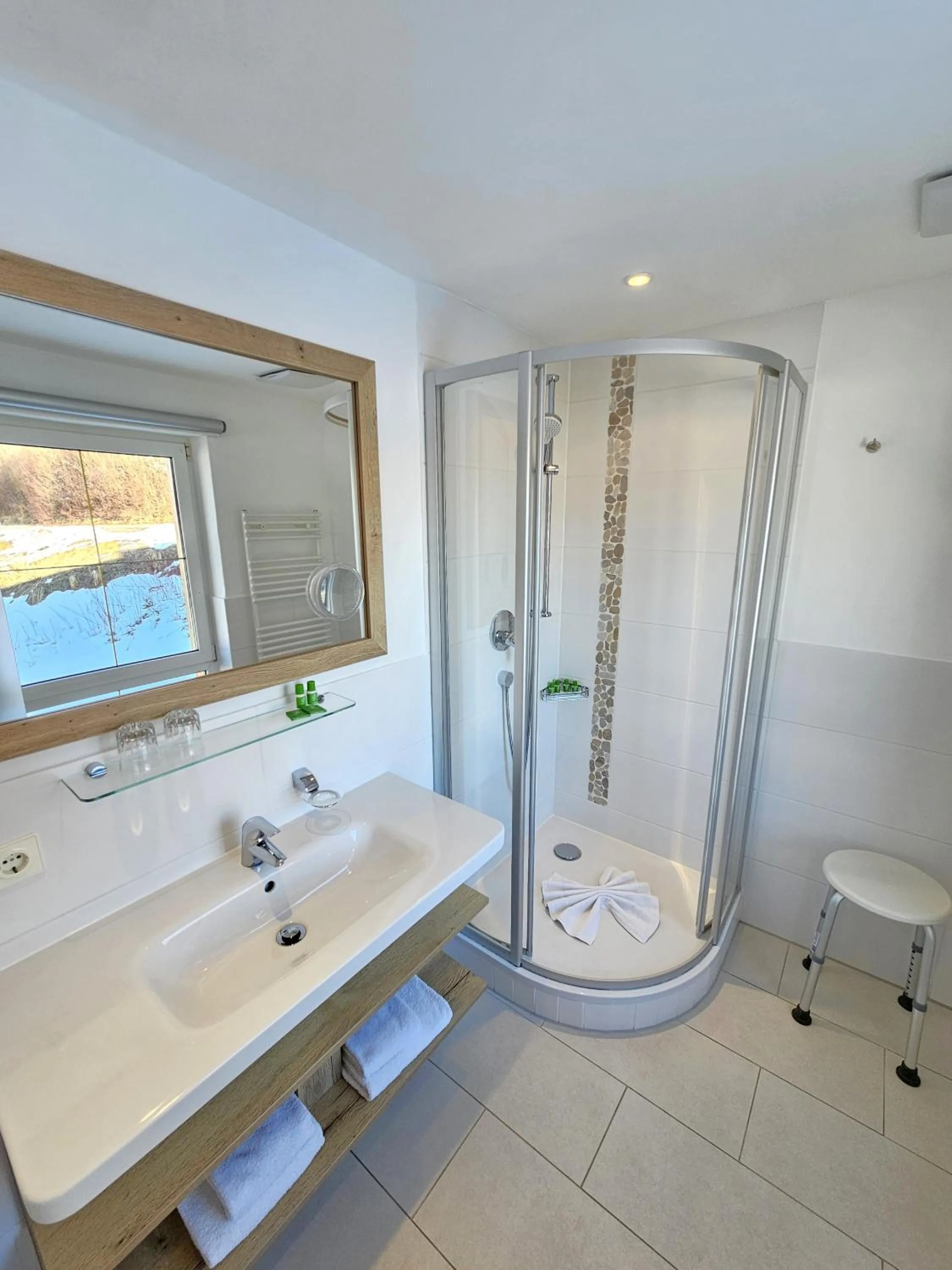 Shower in Naturhotel Café Waldesruhe