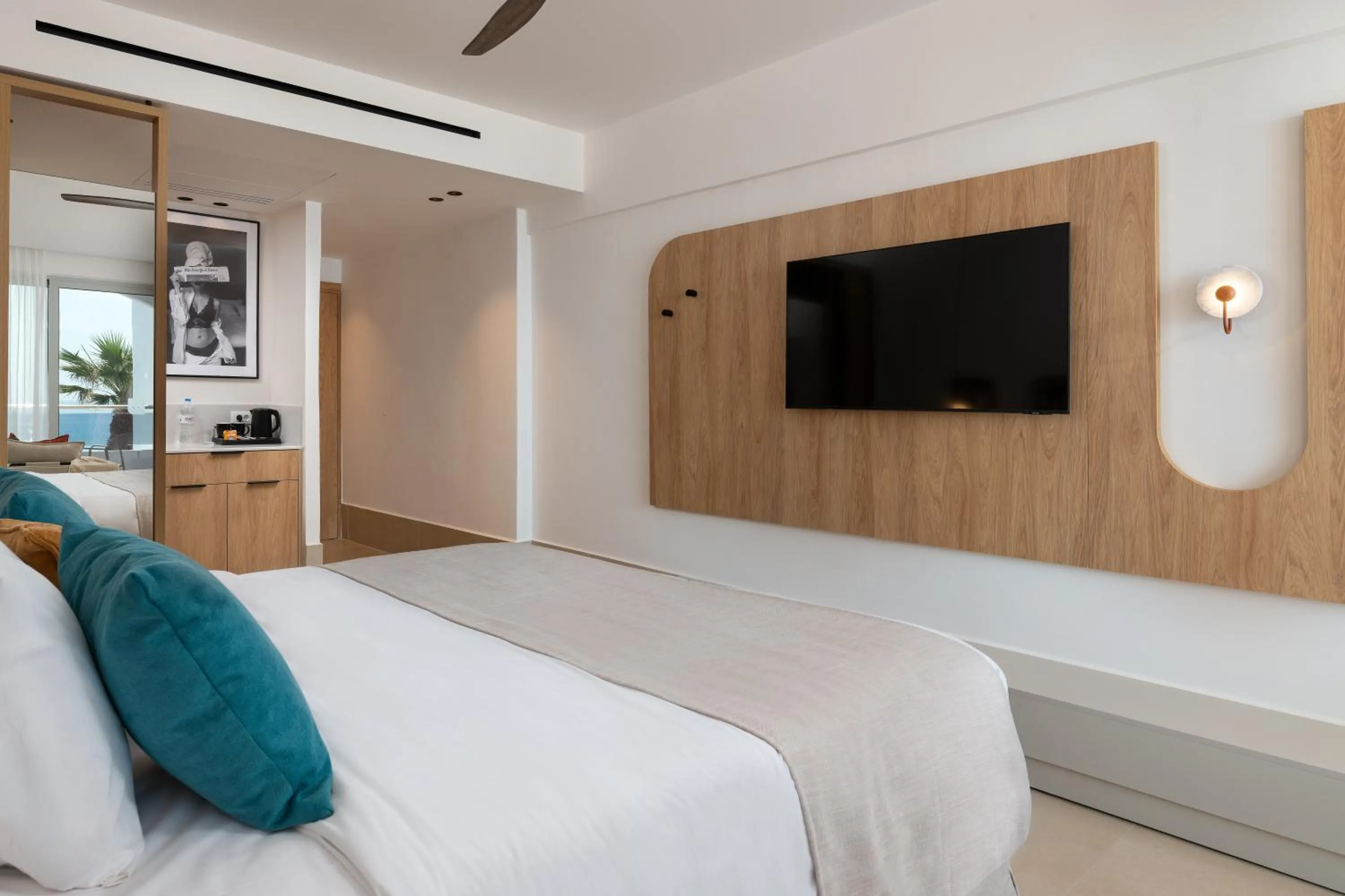 Bedroom, Bed in Paralos Rodos Lifestyle