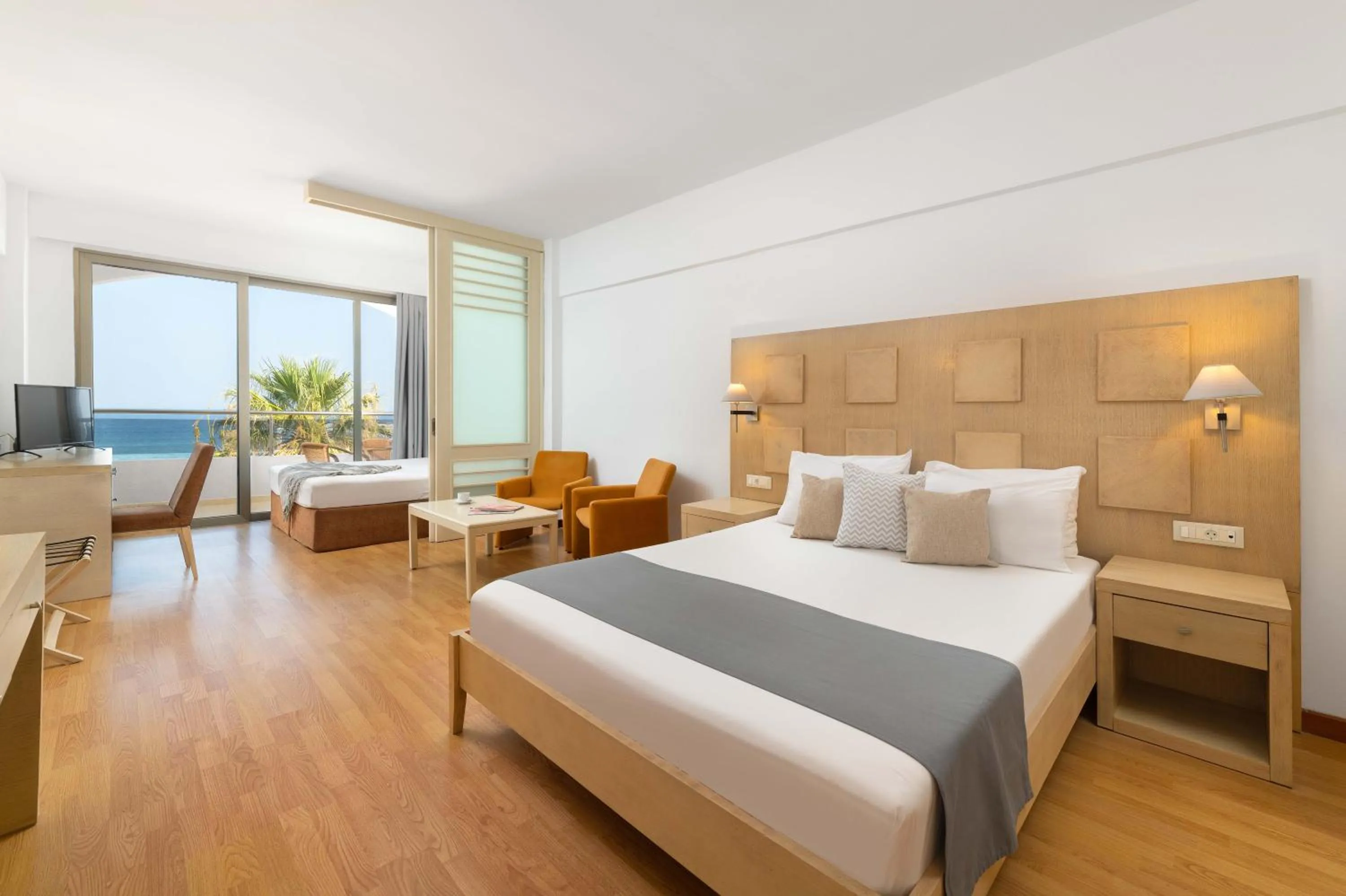 Bedroom, Bed in Paralos Rodos Lifestyle