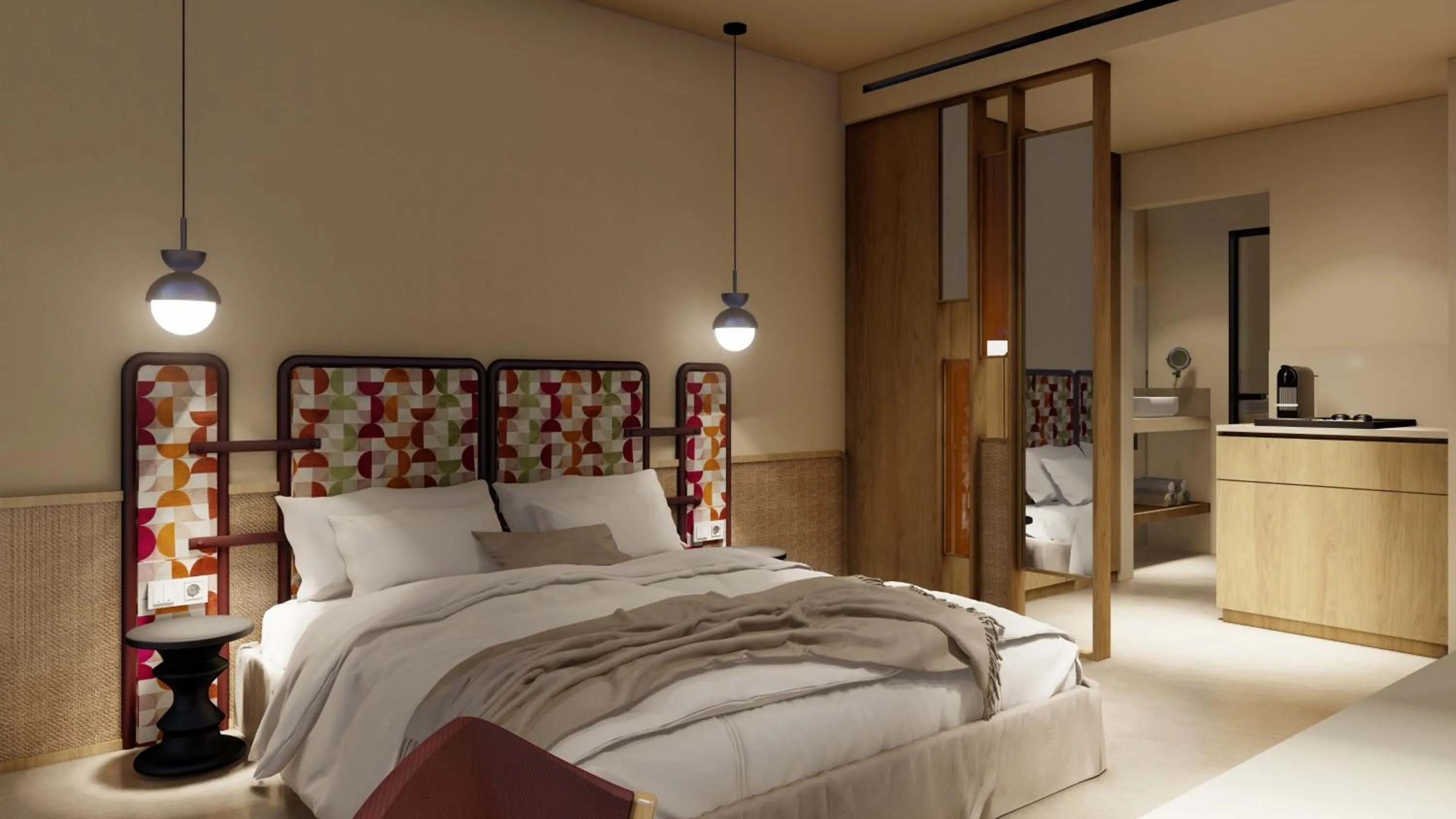 Bedroom, Bed in Paralos Rodos Lifestyle
