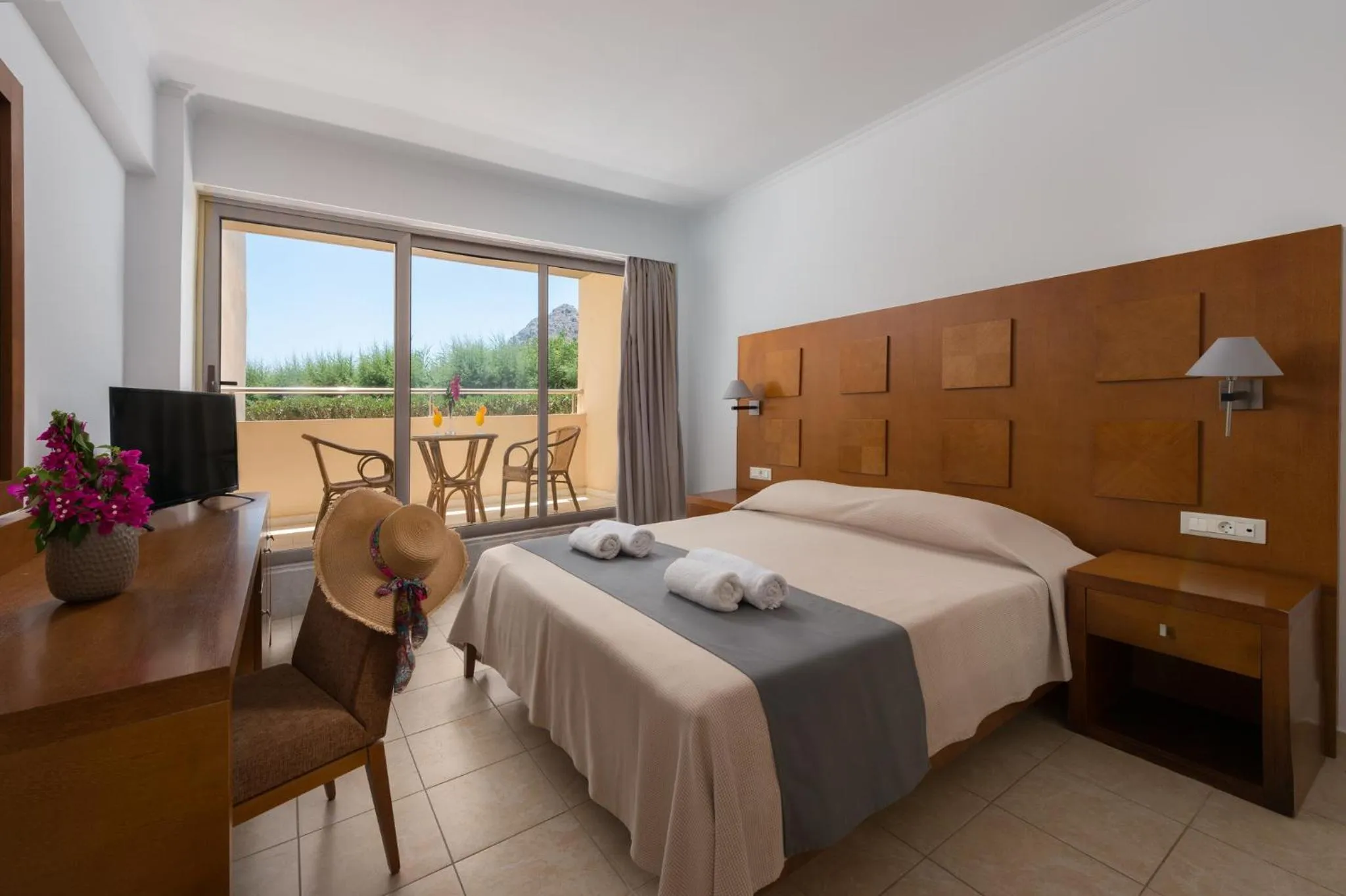 Bedroom, Bed in Paralos Rodos Lifestyle