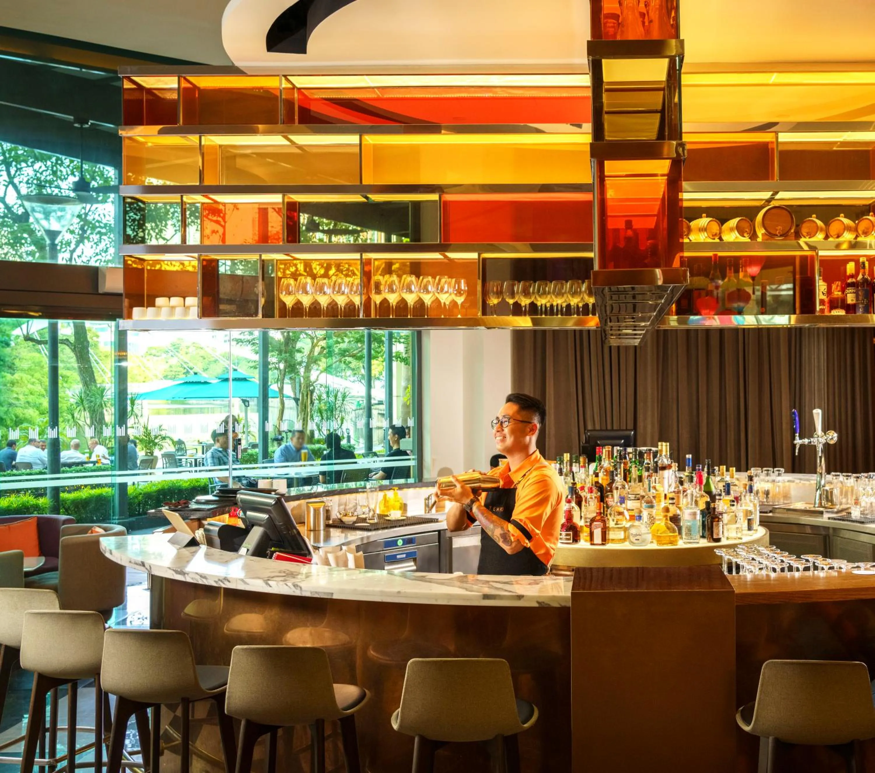 Restaurant/places to eat in Grand Copthorne Waterfront